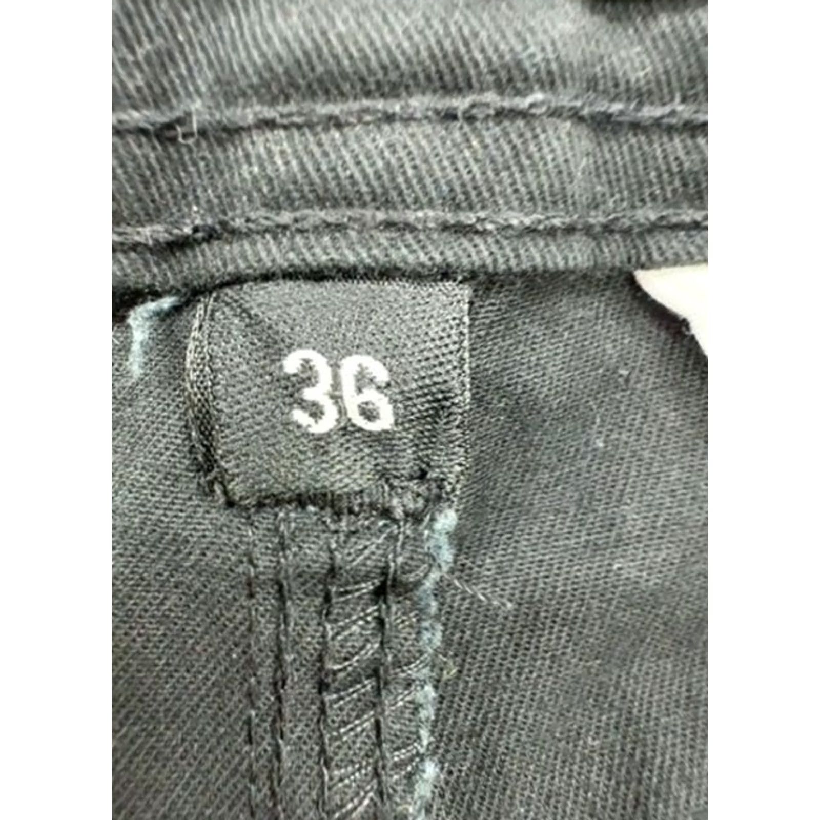 Timberland Timberland Cargo Pants 36 Regular Black Denim Button - Boys Pants 36 Reg Black Timberland Cargo Pants Size US 36 / EU 52 - 4 Thumbnail