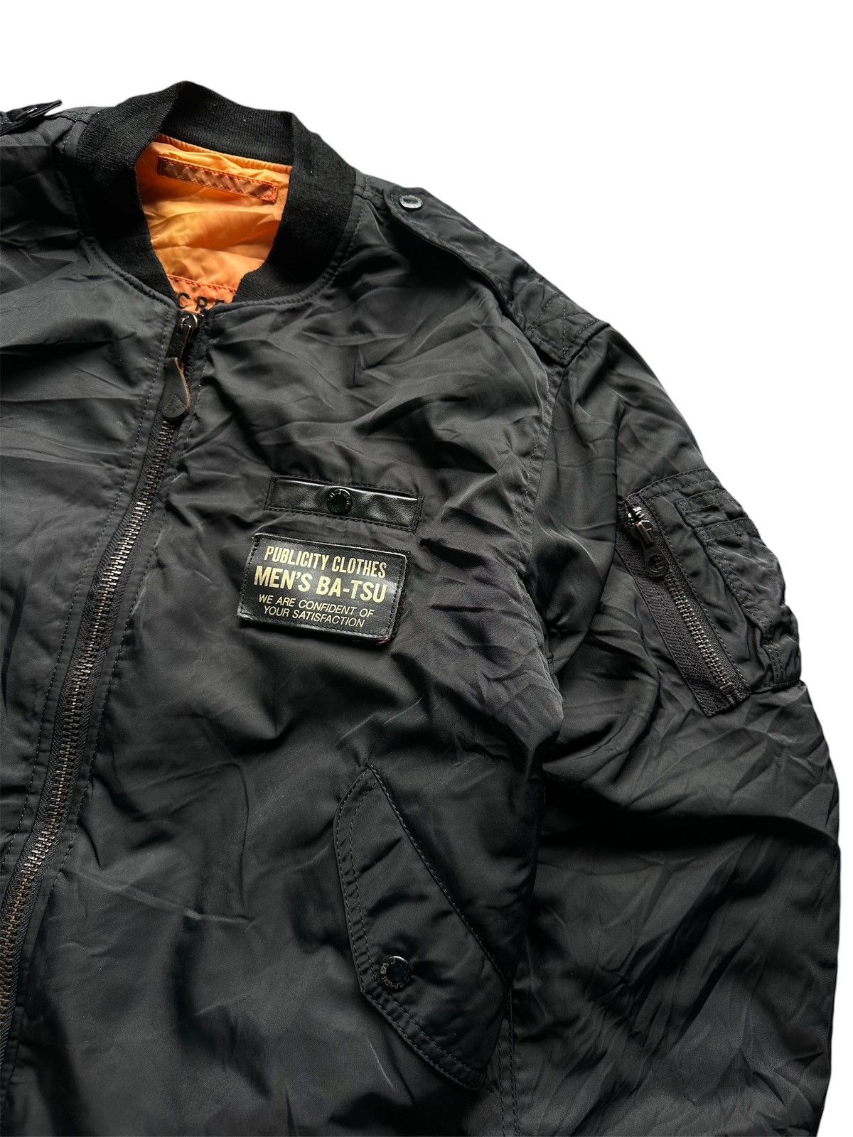 Japanese Brand Men's Ba-tsu Bomber Jacket Reversible Size US XL / EU 56 / 4 - 5 Thumbnail