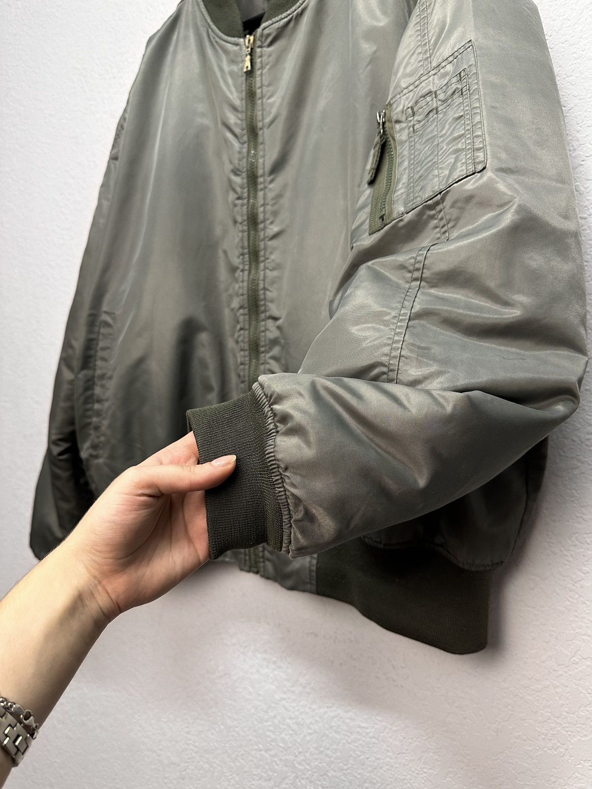 If Six Was Nine Wokr MA-1 bomber jacket LGB oversize vintage y2k TORNADO GOA Size US XXL / EU 58 / 5 - 5 Thumbnail