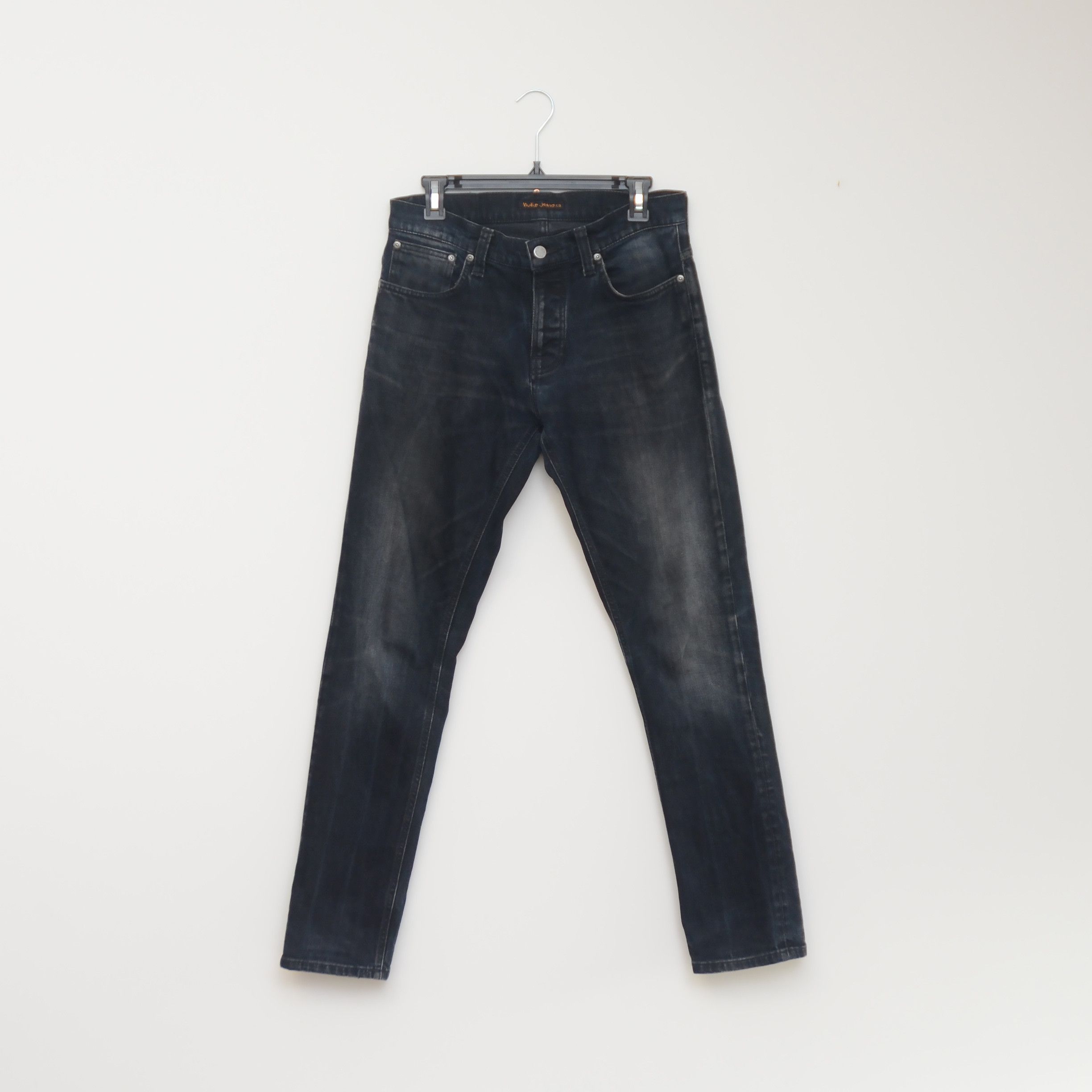 Nudie Jeans Nudie Jeans W32 Black Dark Cove Grim Tim Organic Cotton Slim Size US 32 / EU 48 - 1 Thumbnail