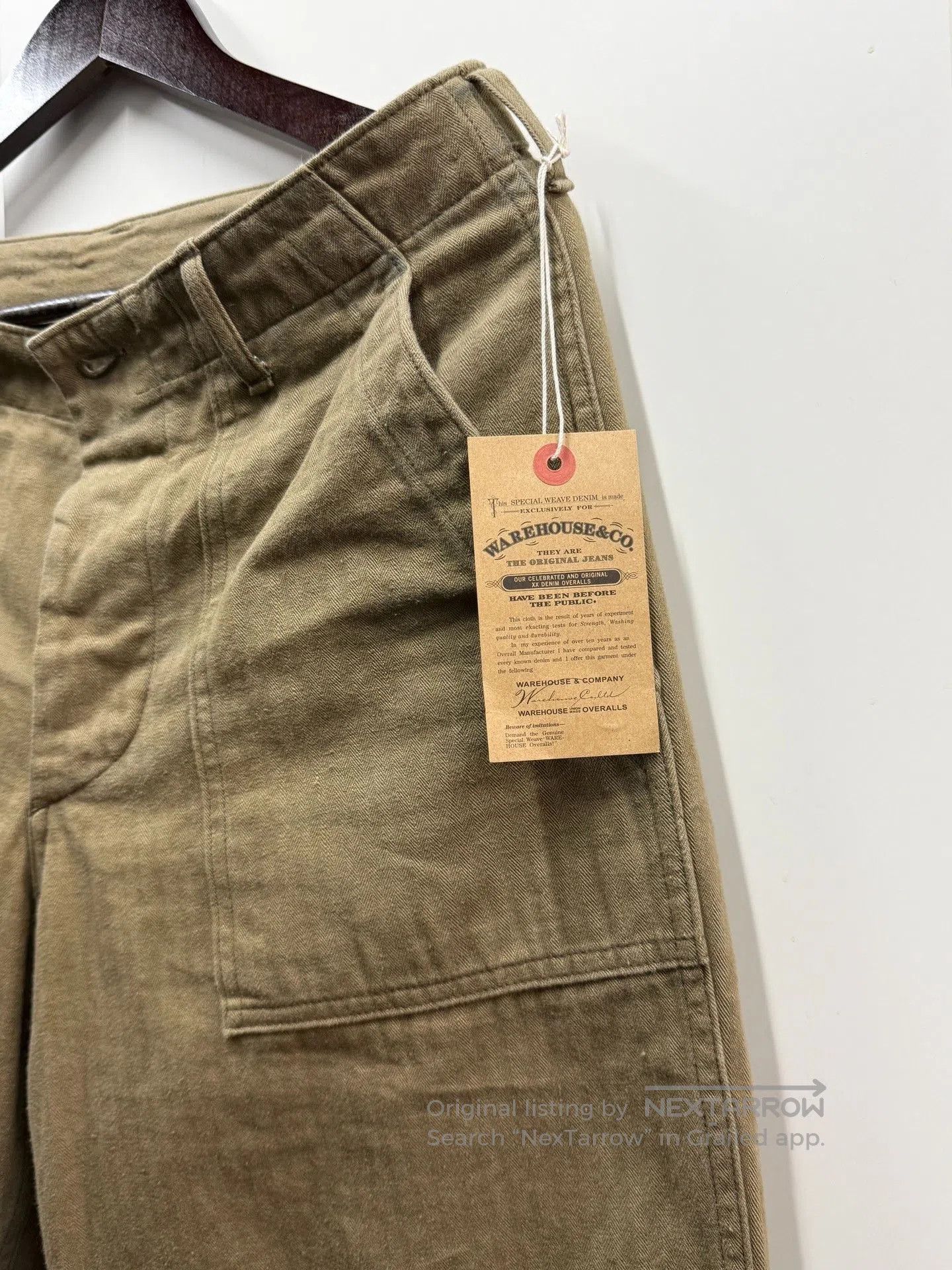 Warehouse Warehouse American Retro Herringbone Officer Pants. Size US 32 / EU 48 - 8 Thumbnail