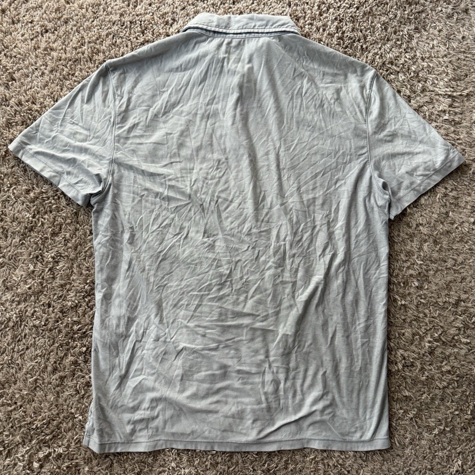 Vuori Vuori Strato Tech Polo Athletic Shirt Light Grey Blue Size M Size US M / EU 48-50 / 2 - 7 Thumbnail