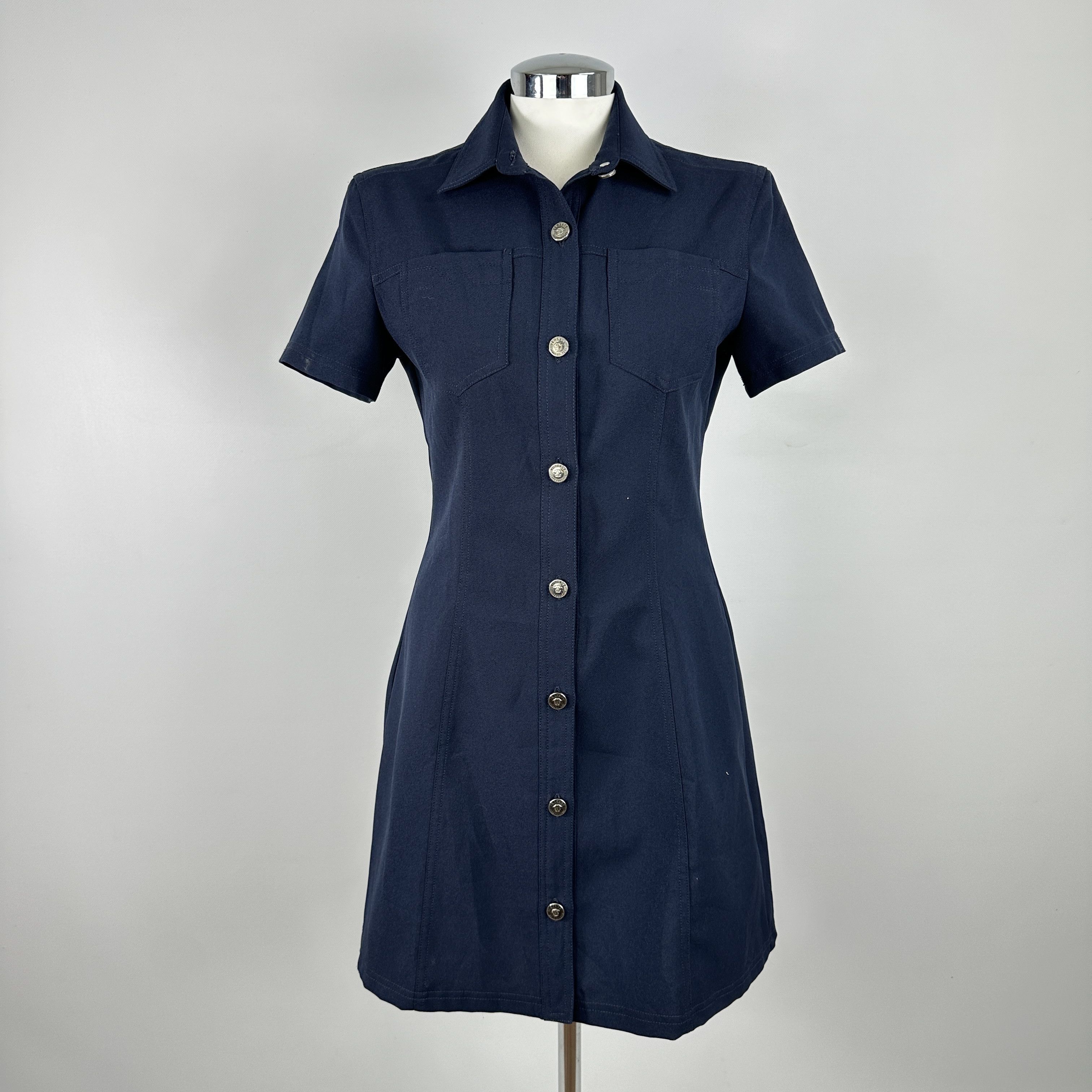 Versace Jeans Couture Abito Versace Jeans Couture Bottoni – 42 IT Size M / US 6-8 / IT 42-44 - 1 Thumbnail
