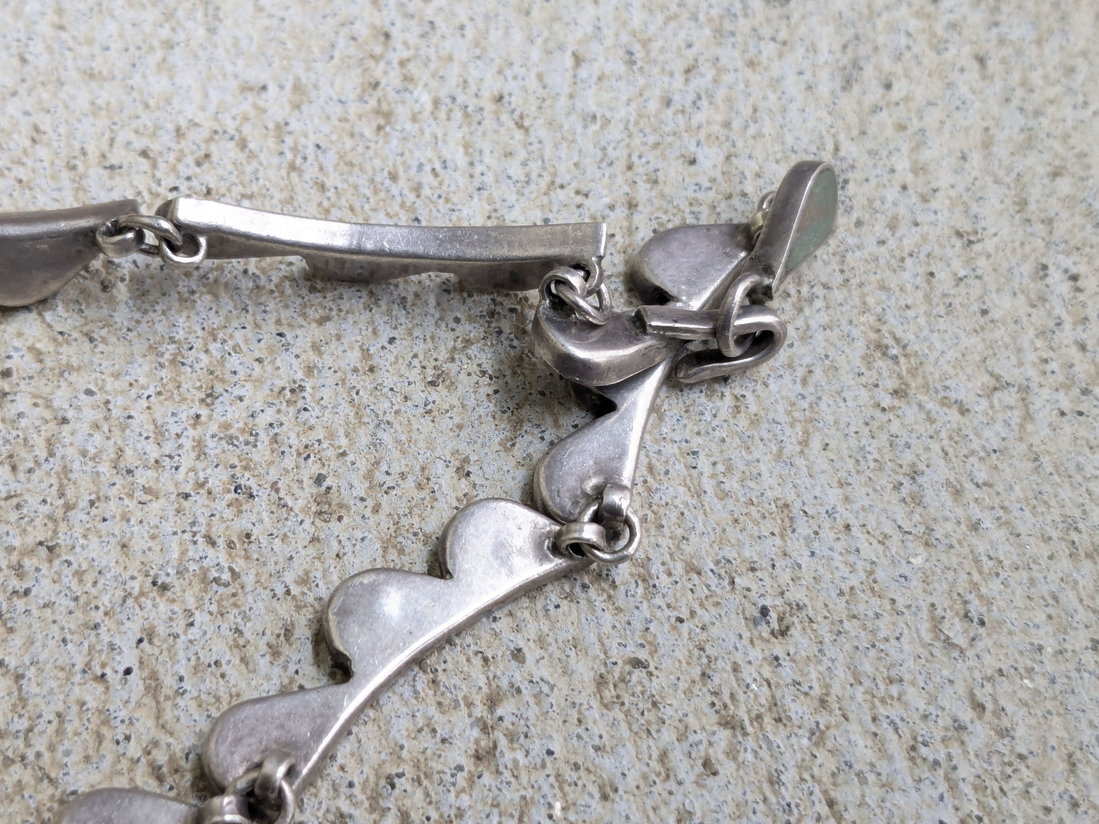 Vintage Vintage Sterling Silver Necklace Bracelet Turquoise Mask Size ONE SIZE - 19 Thumbnail