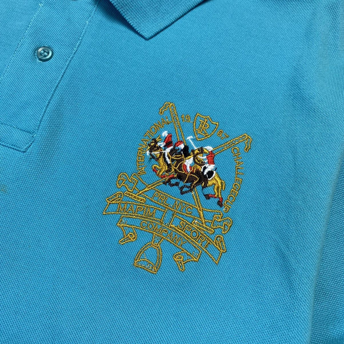 Vintage Vintage Polo Ralph Lauren 3 Big Logo Rare hype y2k polo Size US XL / EU 56 / 4 - 4 Thumbnail