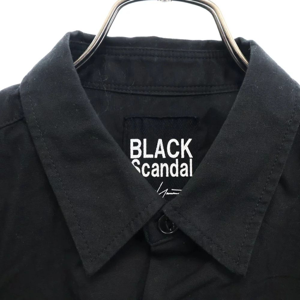 Yohji Yamamoto BLACK Scandal Yohji Yamamoto POPLIN BIG FLAP SHIRT Size US L / EU 52-54 / 3 - 4 Thumbnail