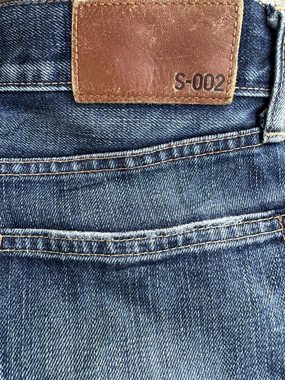 Undercover × Uniqlo Vintage Uniqlo S-002 Distressed Indigo Blue Jeans W32 Size US 32 / EU 48 - 11 Thumbnail