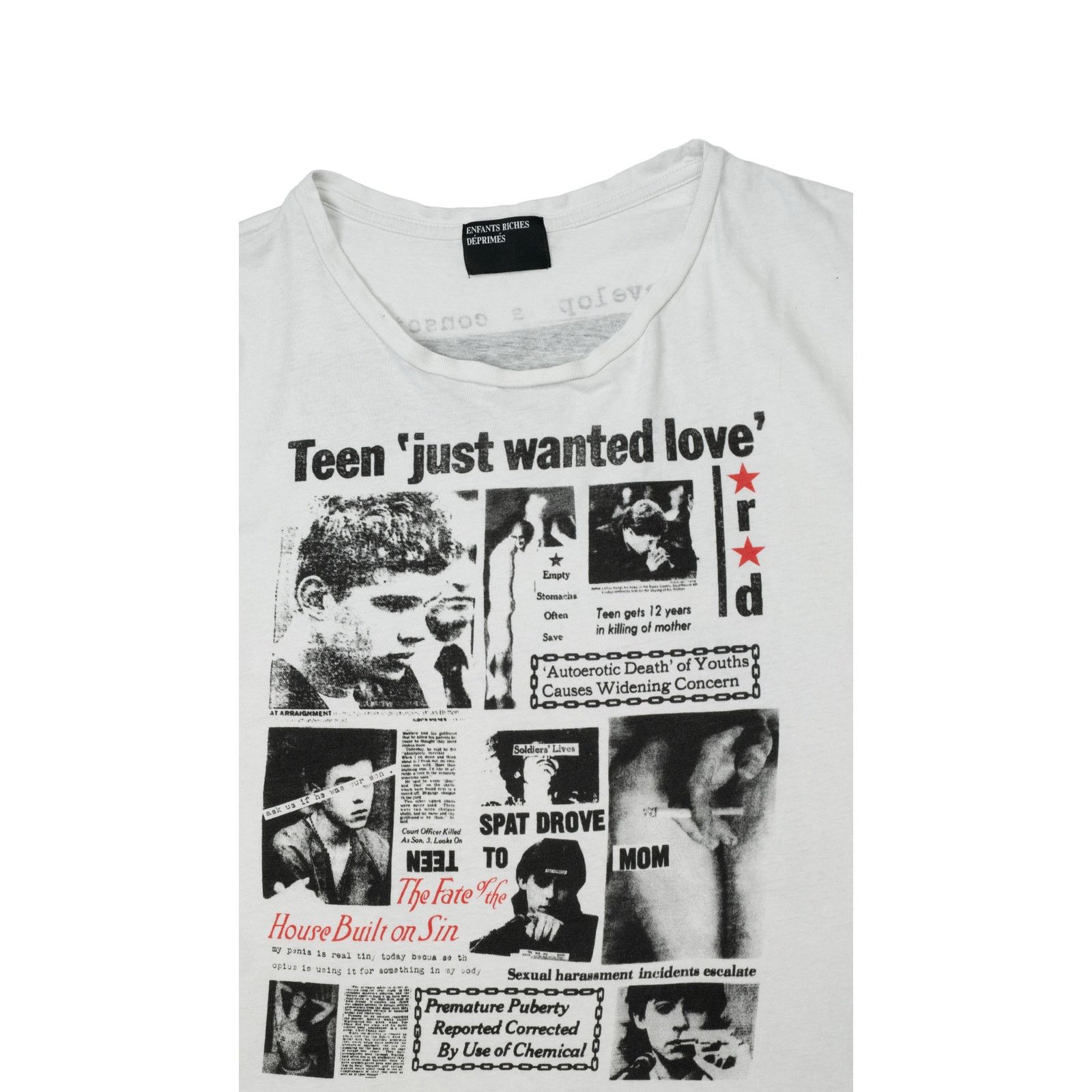 Enfants Riches Deprimes Teen Just Wanted Love T-Shirt Size US M / EU 48-50 / 2 - 3 Thumbnail