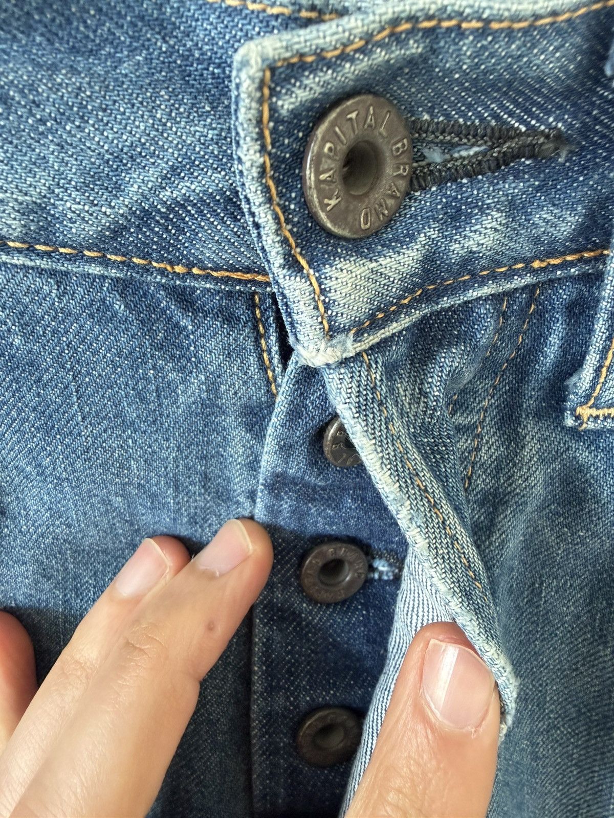Kapital TH Straight Denim Jeans Size 30