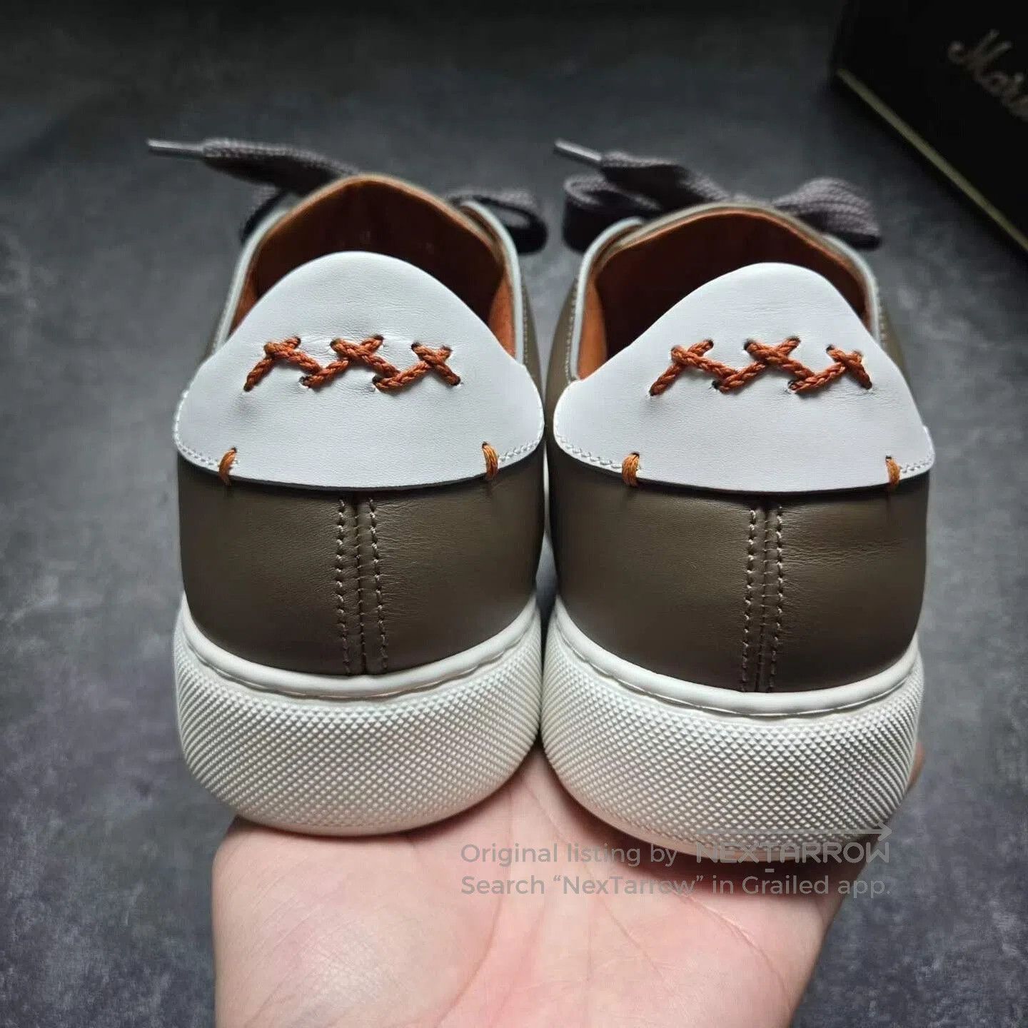 Ermenegildo Zegna ZEGNA XXX Brown White Sneakers. Size US 8.5 / EU 41-42 - 3 Thumbnail