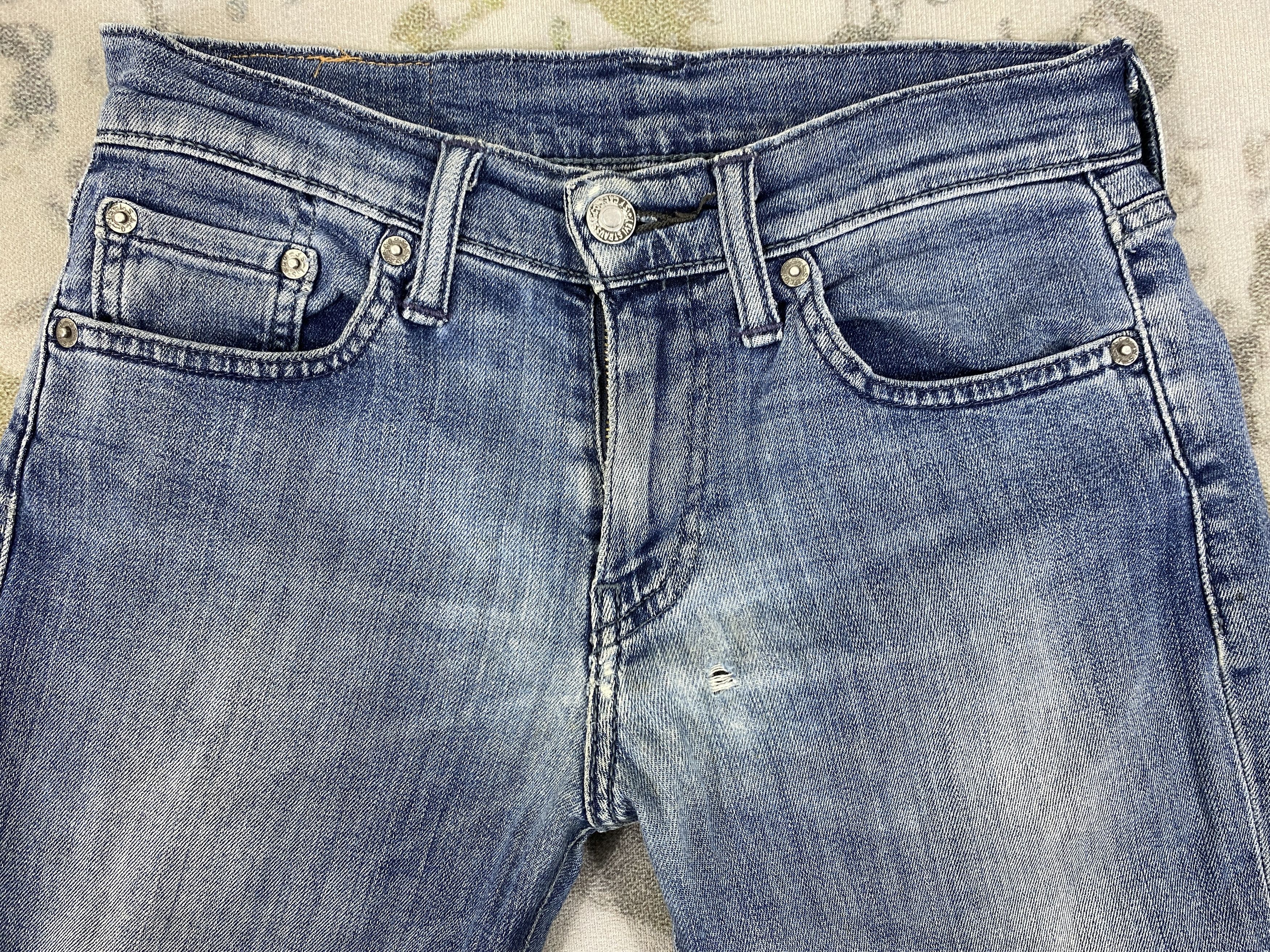 Levi's Distressed Blue Vintage Levi's 511 Jeans 27x29 Denim -SJ199 Size US 27 - 3 Thumbnail