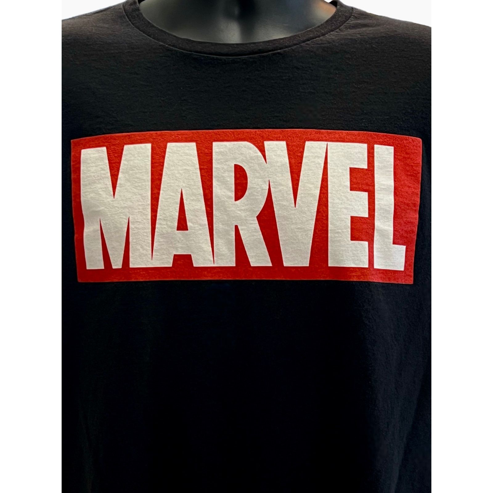 Marvel Comics Marvel Logo Black T-Shirt Size 2XL Size US XXL / EU 58 / 5 - 3 Thumbnail