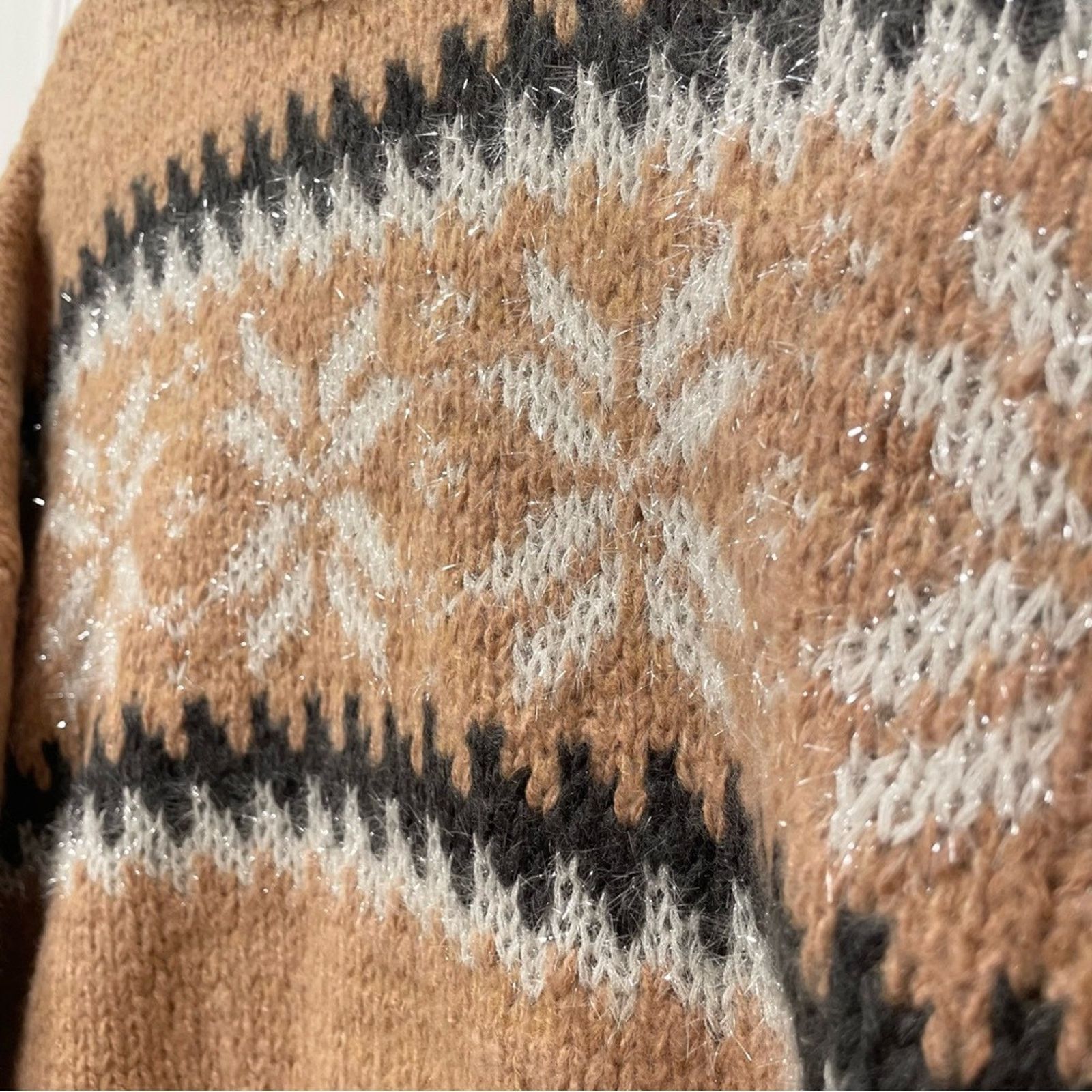 Urban Outfitters Urban Outfitters Cropped Fair Isle Sweater M Size M / US 6-8 / IT 42-44 - 4 Thumbnail