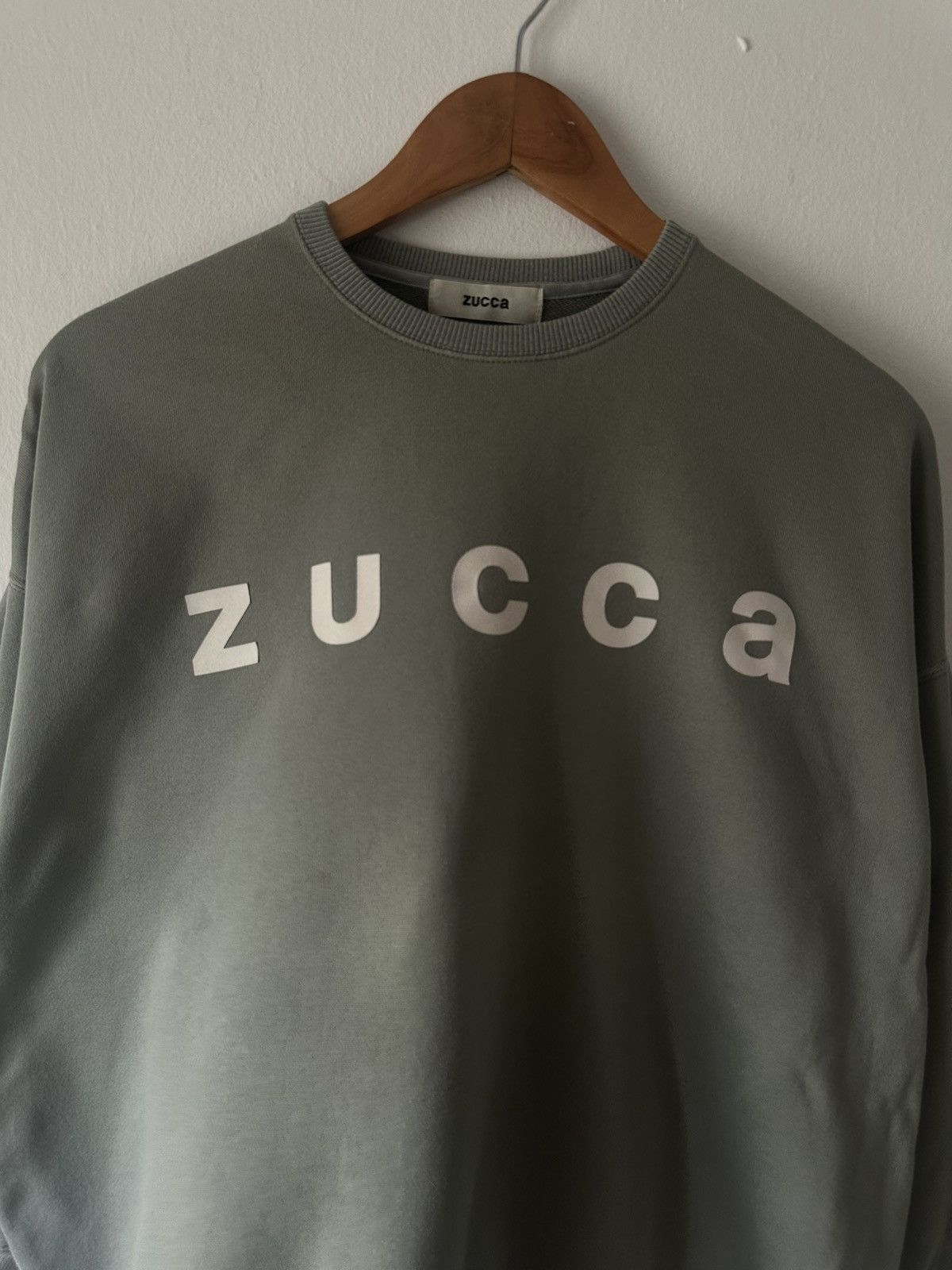 Zucca ZUCCA Minimal Logo Crewneck Sweatshirt Size US M / EU 48-50 / 2 - 2 Thumbnail