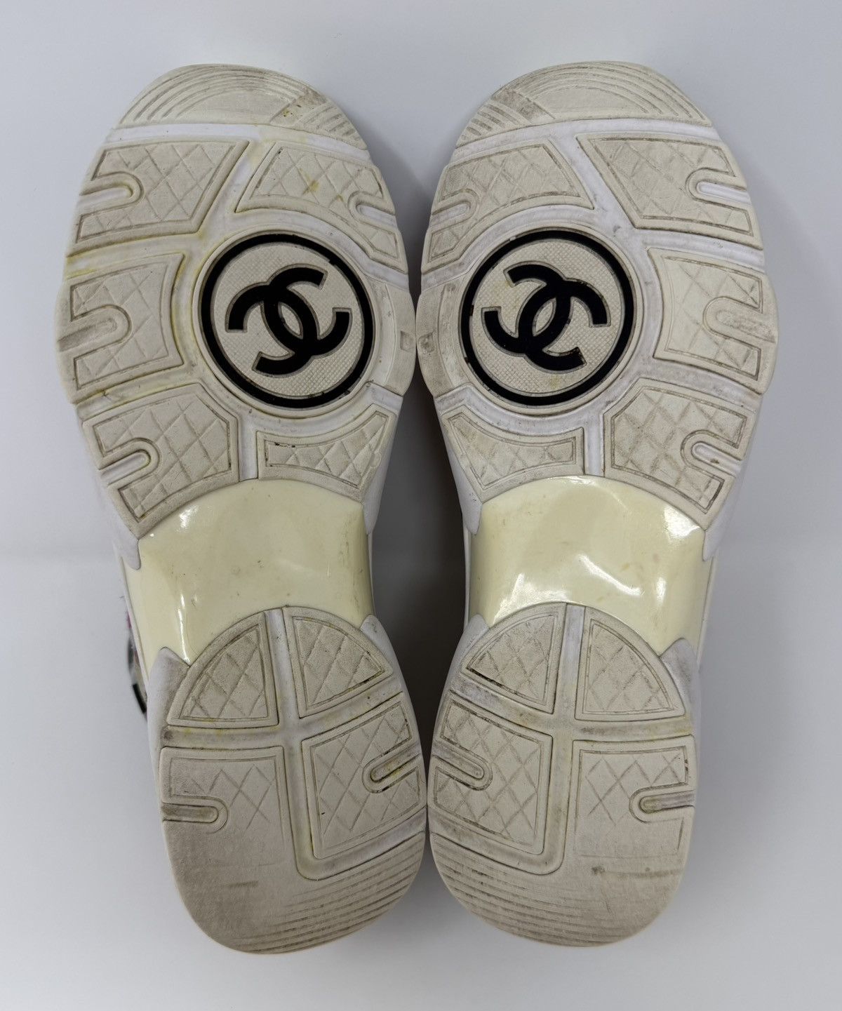 Chanel Chanel Tweed CC Satin SuedeTrainer Sneaker Size US 10.5 / IT 40.5 - 6 Thumbnail