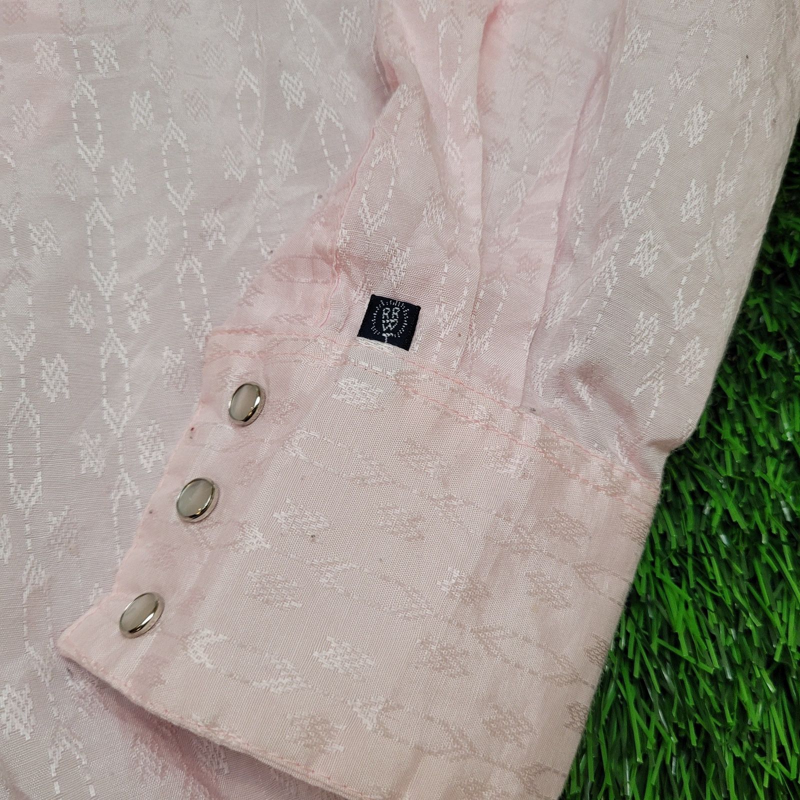 Rockmount Ranch Wear VTG 70s Rockmount Ranch Wear Pearl Snap Shirt M Jacquard USA Size US M / EU 48-50 / 2 - 6 Thumbnail