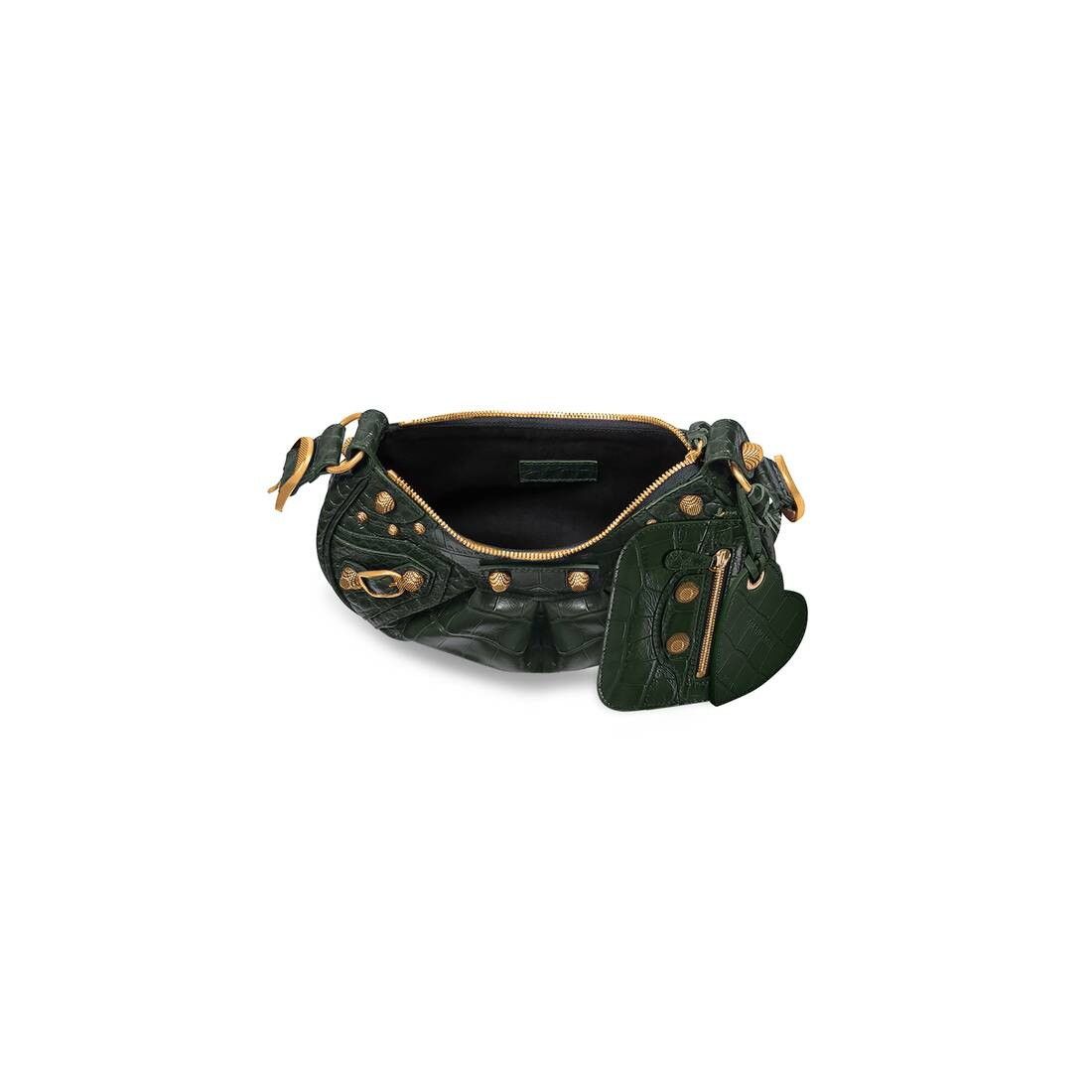 Balenciaga o1w1db10525 Size: OS / Le Cagole Xs Shoulder Bag Crocodile Size ONE SIZE - 4 Thumbnail