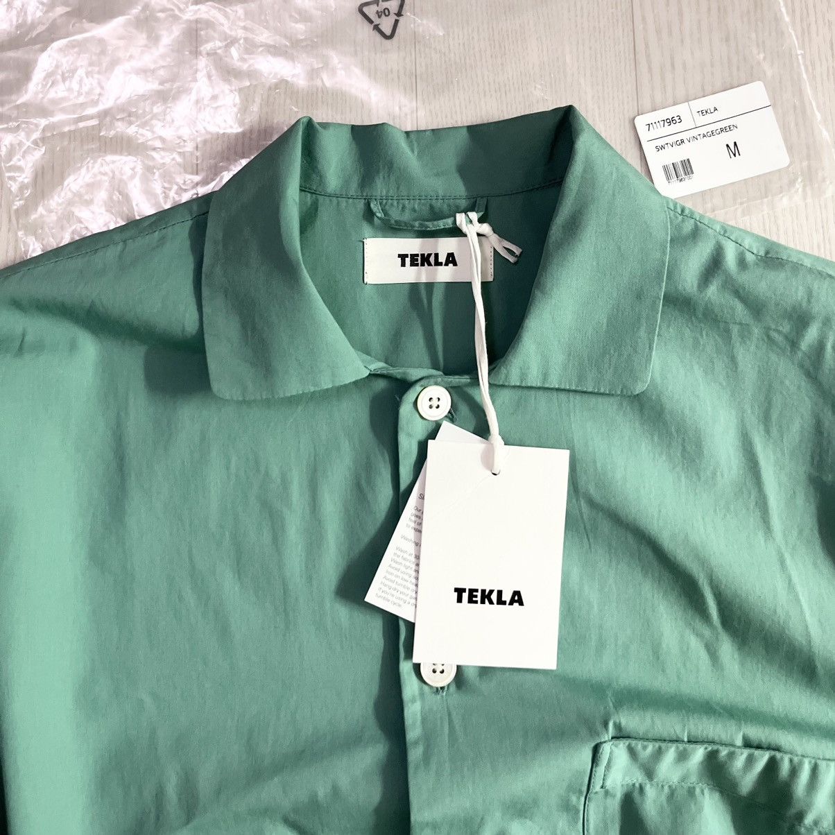 Tekla Tekla Poplin Pajama Shirt Size US M / EU 48-50 / 2 - 2 Thumbnail