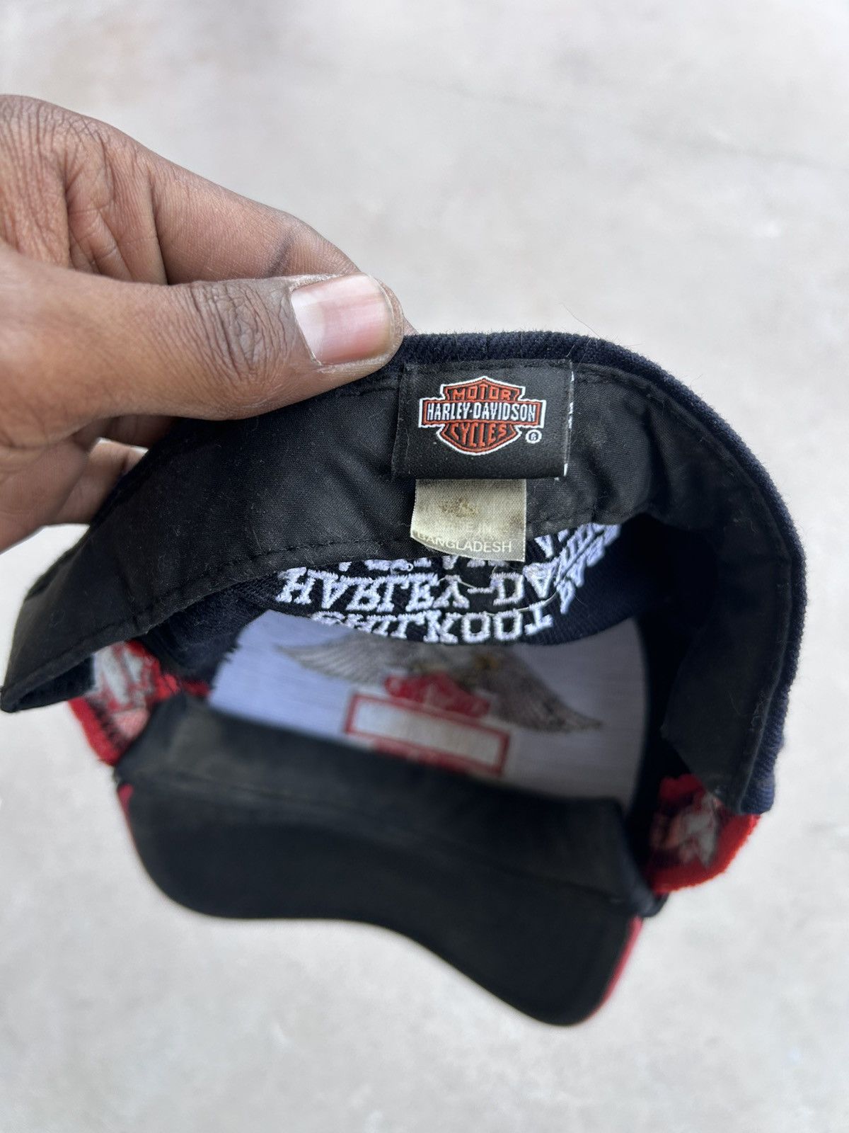 Harley Davidson × Vintage Y2K Rare Harley Davidson hat Size ONE SIZE - 4 Thumbnail