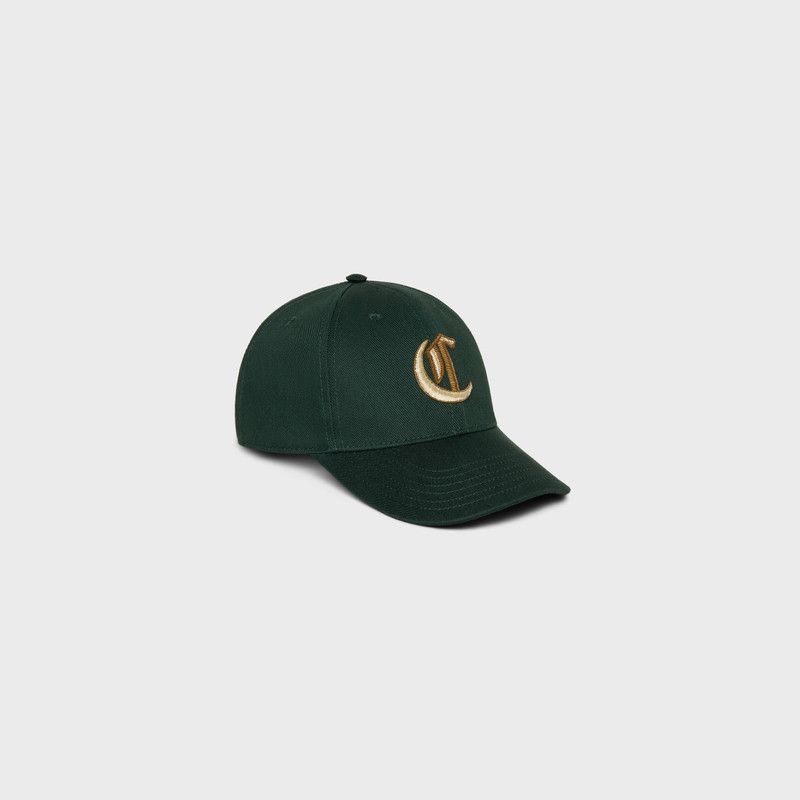 Celine o1w1db10526 AA05T0 Size : OS / Hat / Cap in Dark Green Size ONE SIZE - 1 Thumbnail
