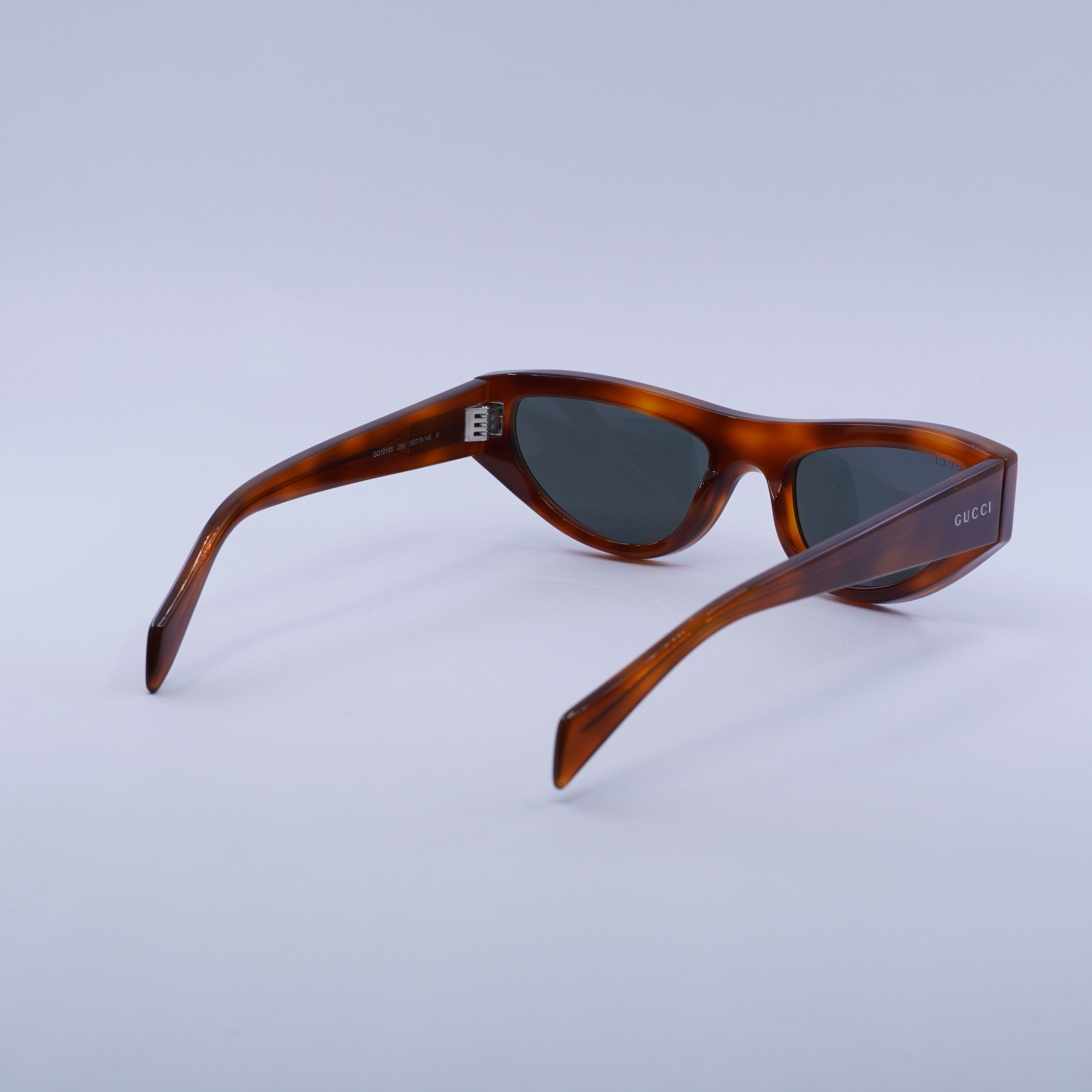 Gucci Gucci GG1919S 004 Sunglasses Havana Cat Eye Frame Size ONE SIZE - 5 Thumbnail