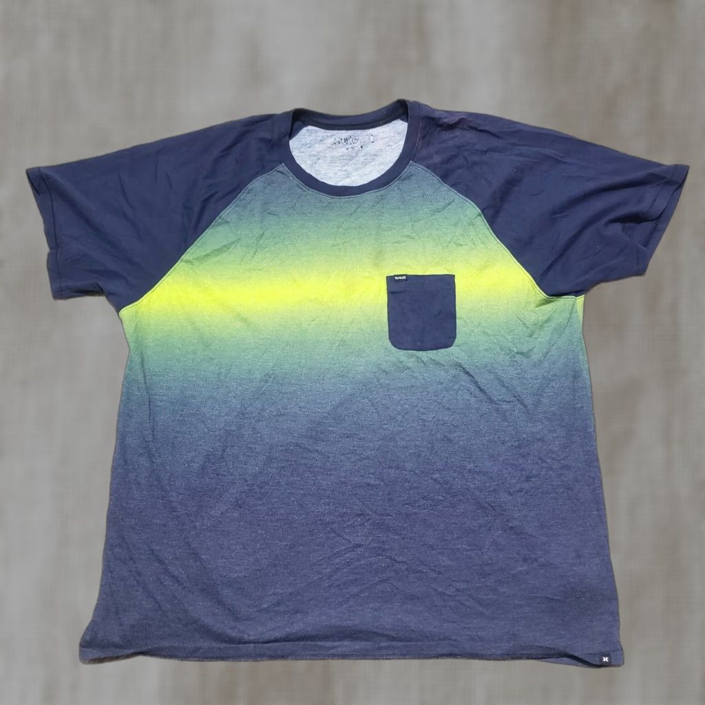 Hurley Hurley Shirt T-Shirt Short Sleeve Pocket Adult Men's XL Multicolor 90s? Size US XL / EU 56 / 4 - 1 Thumbnail