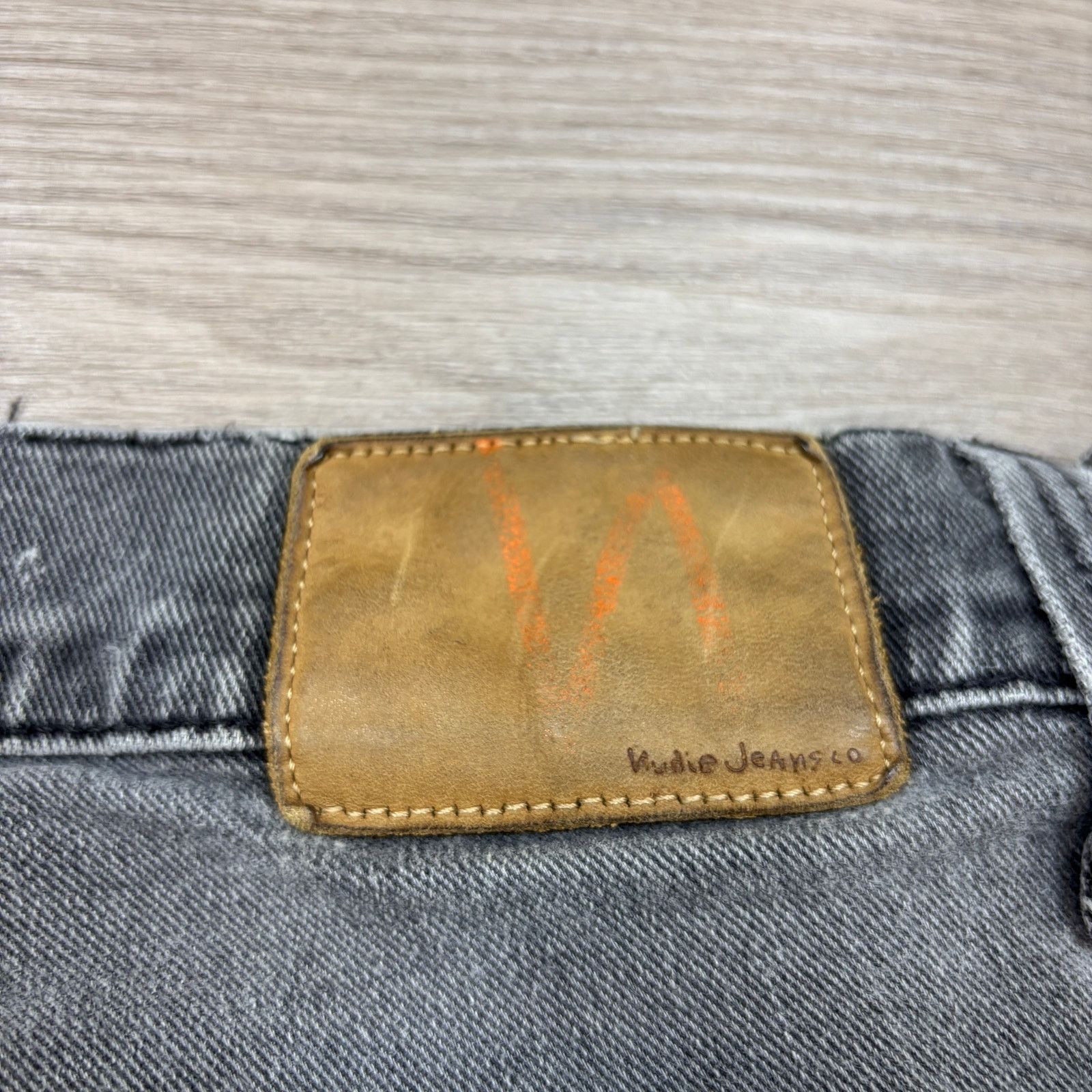 Nudie Jeans Nudie Jeans Co Thin Finn Superused Grey Denim Jeans 33x31 Size US 33 - 9 Thumbnail