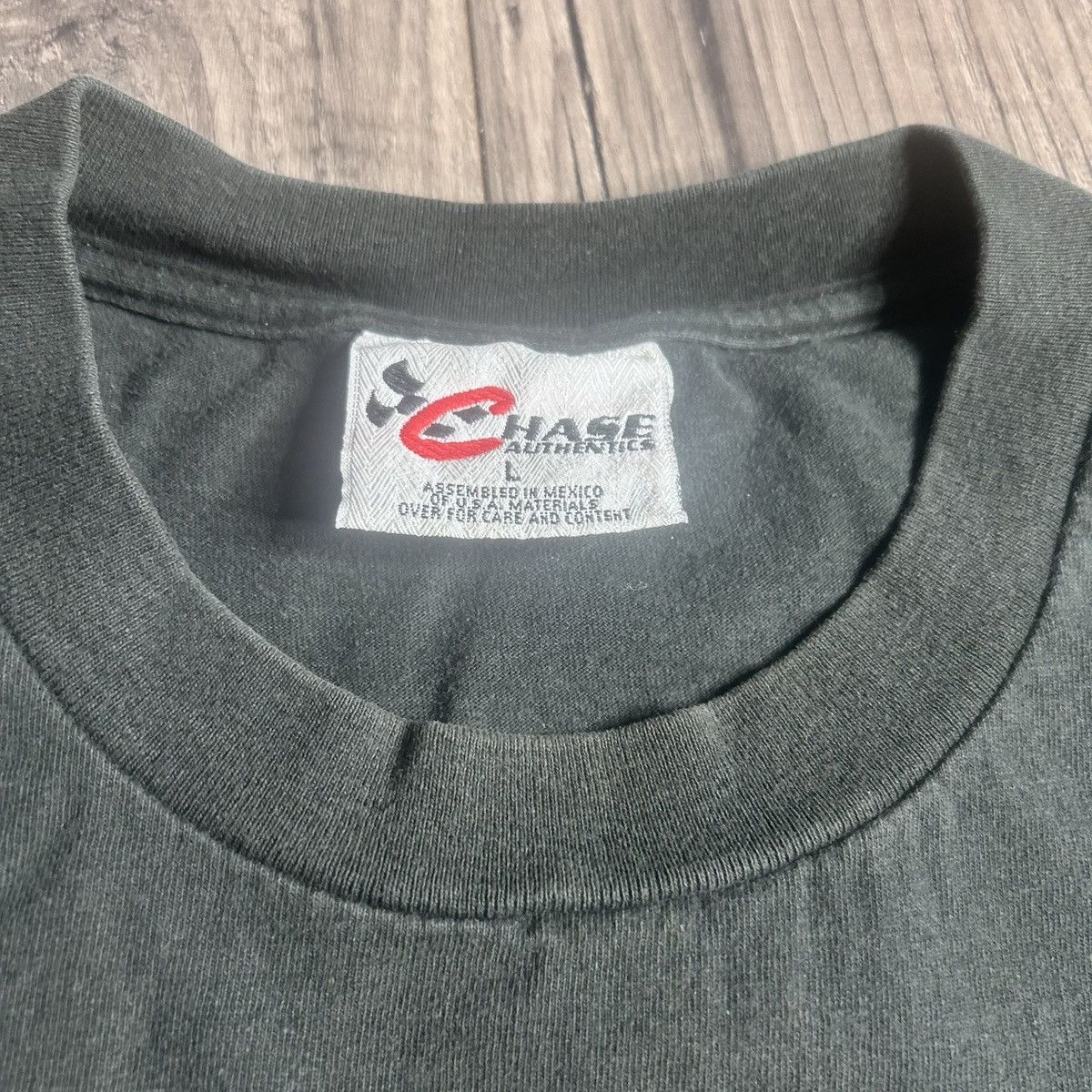 Chase Authentics Vintage 90s dale earnhardt nascar tee shirt Size US L / EU 52-54 / 3 - 3 Thumbnail