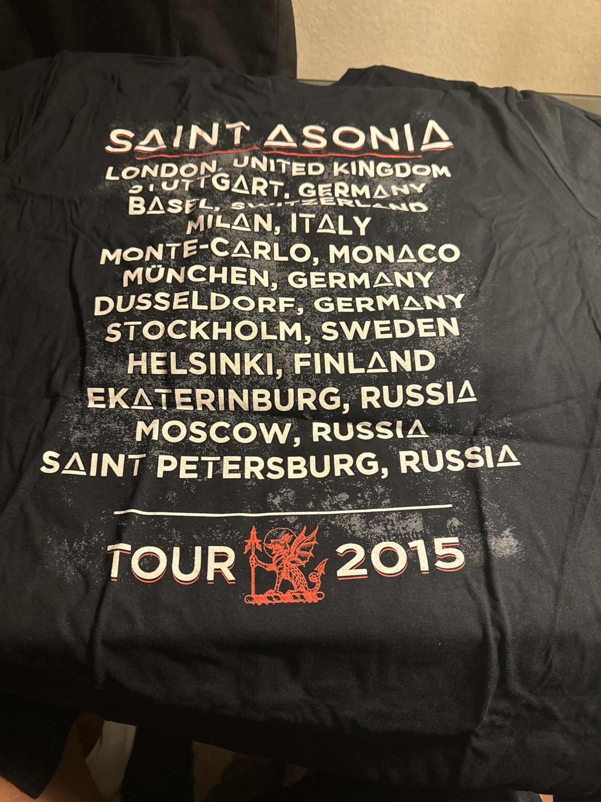 Band Tees Saint asonia Size US M / EU 48-50 / 2 - 2 Thumbnail