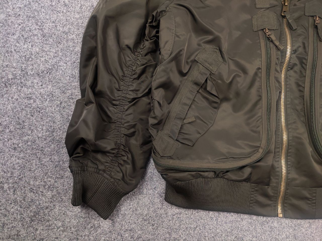 Vintage Vintage Air Force USA industr military Bomber Bondage Jacket Size US XL / EU 56 / 4 - 4 Thumbnail