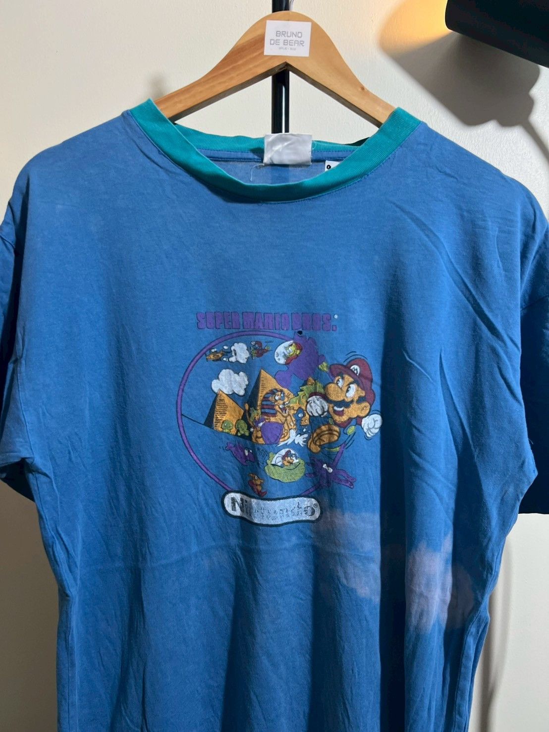 Nintendo × Vintage Vintage 1991's Super Mario Bros Shirt Nintendo bnz03 Size US XS / EU 42 / 0 - 3 Thumbnail