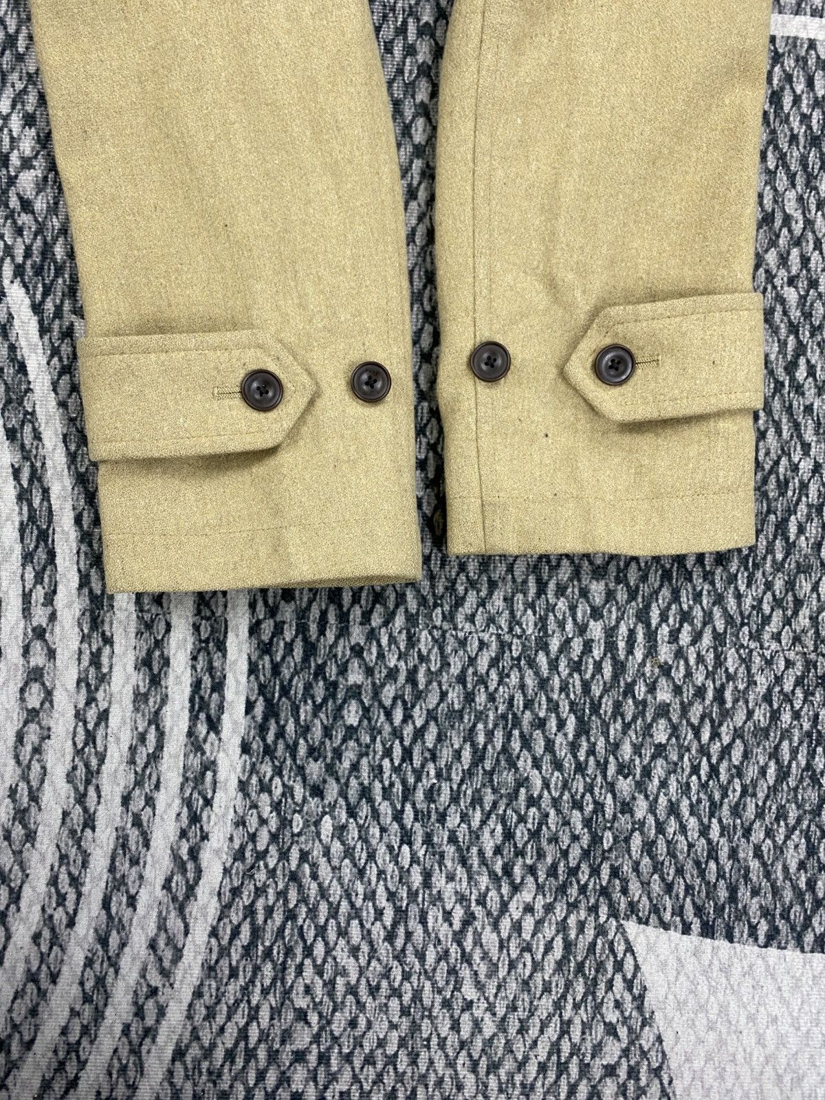 Kansai Yamamoto Vintage Kansai Man Double Collar Wool Overcoat Jacket Size US M / EU 48-50 / 2 - 8 Thumbnail