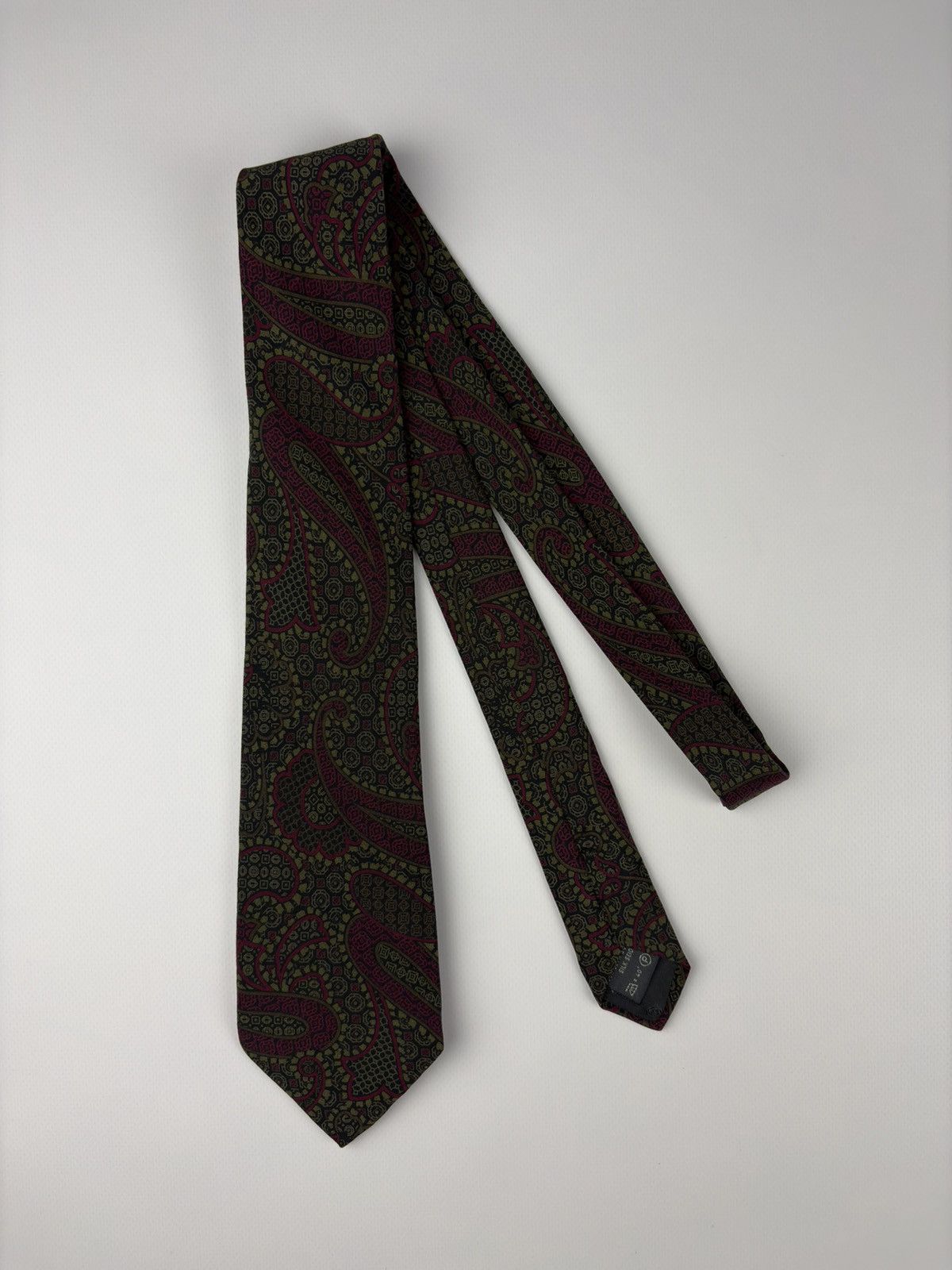 Ermenegildo Zegna Ermenegildo Zegna Abstraction Silk Tie Size ONE SIZE - 1 Thumbnail