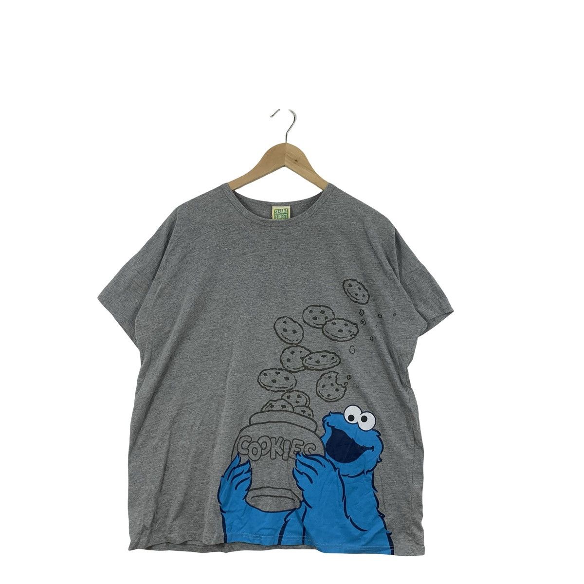 Vintage Vintage SESAME STREET Cookie Monster Merchandise Tee Shirt Size US XL / EU 56 / 4 - 3 Thumbnail