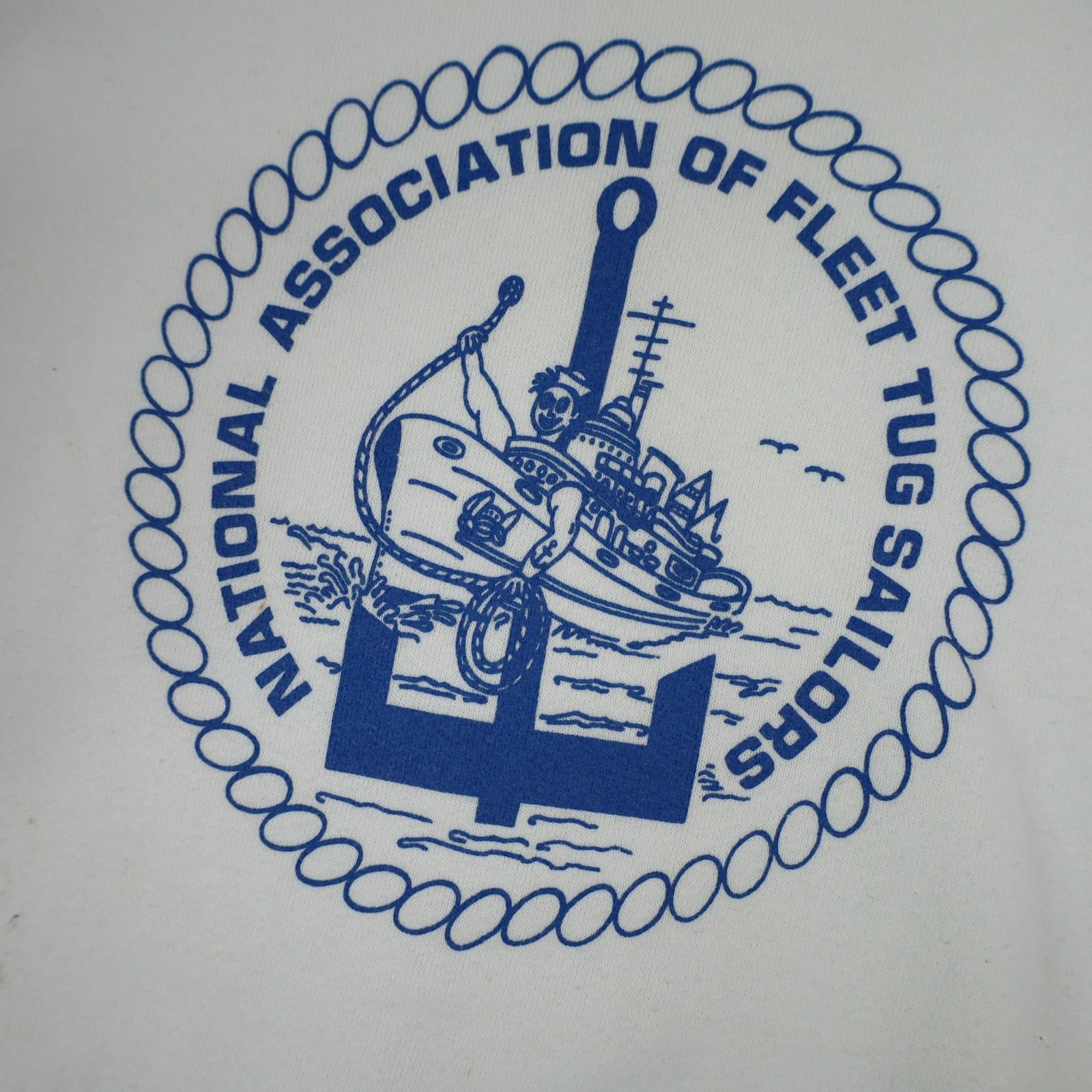 Vintage Vintage National Association of Fleet Tug Sailors Sweatshirt Size US XL / EU 56 / 4 - 6 Thumbnail