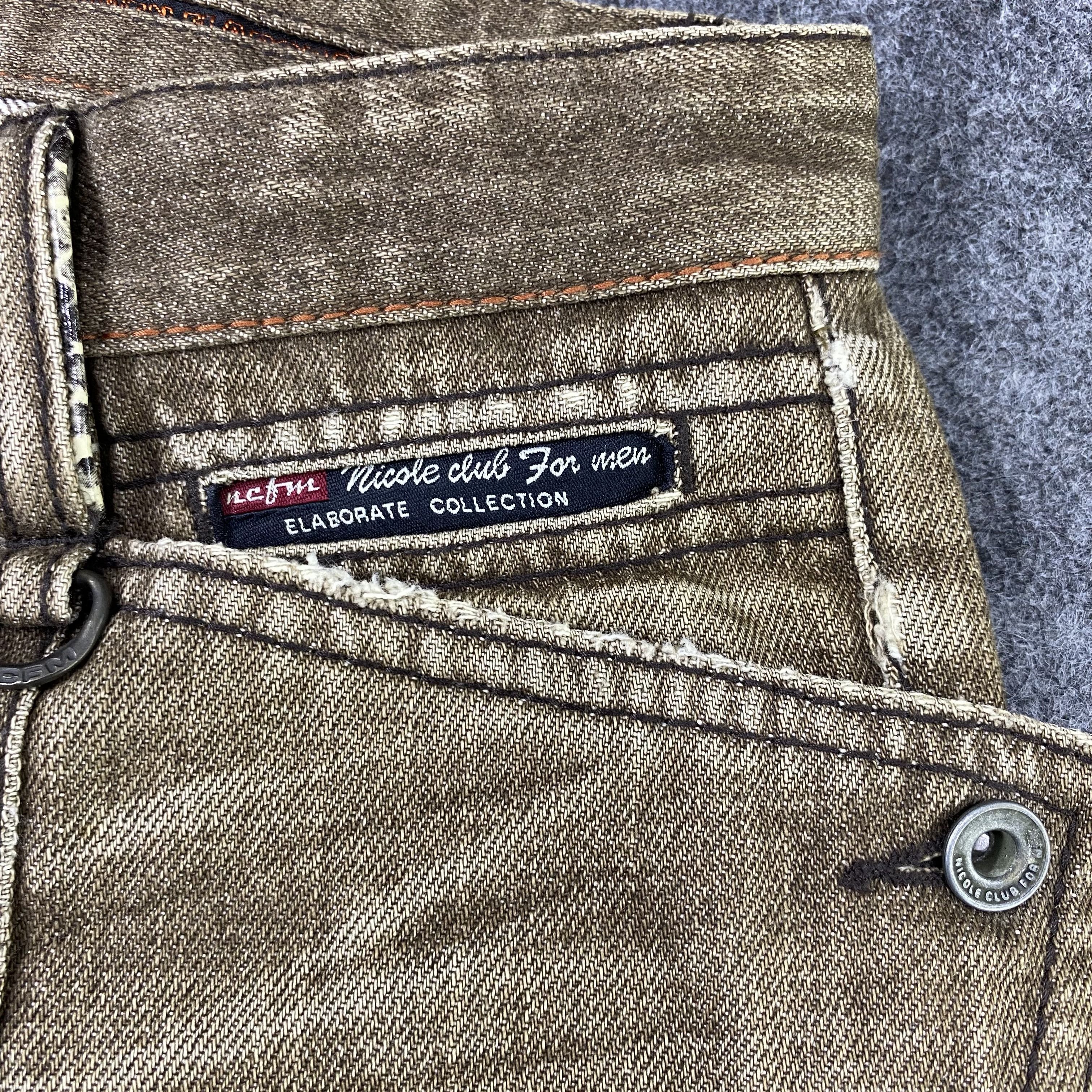 Nicole Club Japanese Designer Nicole Club For Men Jeans-J1155 Size US 31 - 9 Thumbnail