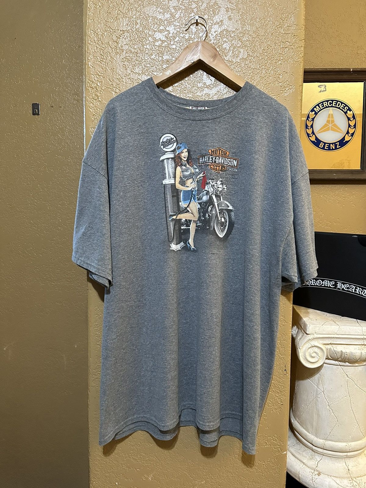 4GSELLER 📌 crazy Harley Davidson Desperado Ghost Rider Tee 3XL Size US XXL / EU 58 / 5 - 1 Thumbnail