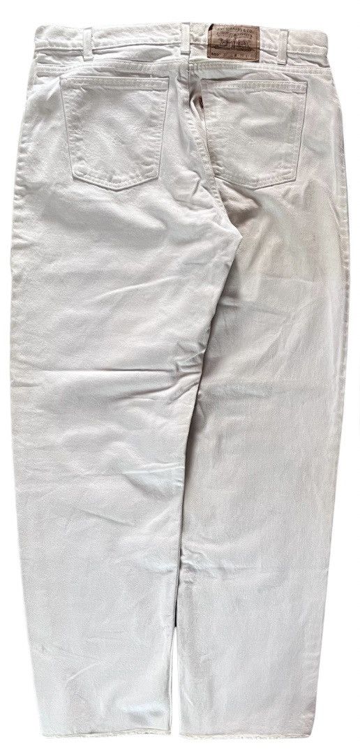 Levi's Vintage Clothing VINTAGE WHITE DENIM JEANS “ORANGE TAB LEVIS” Size US 35 - 1 Thumbnail