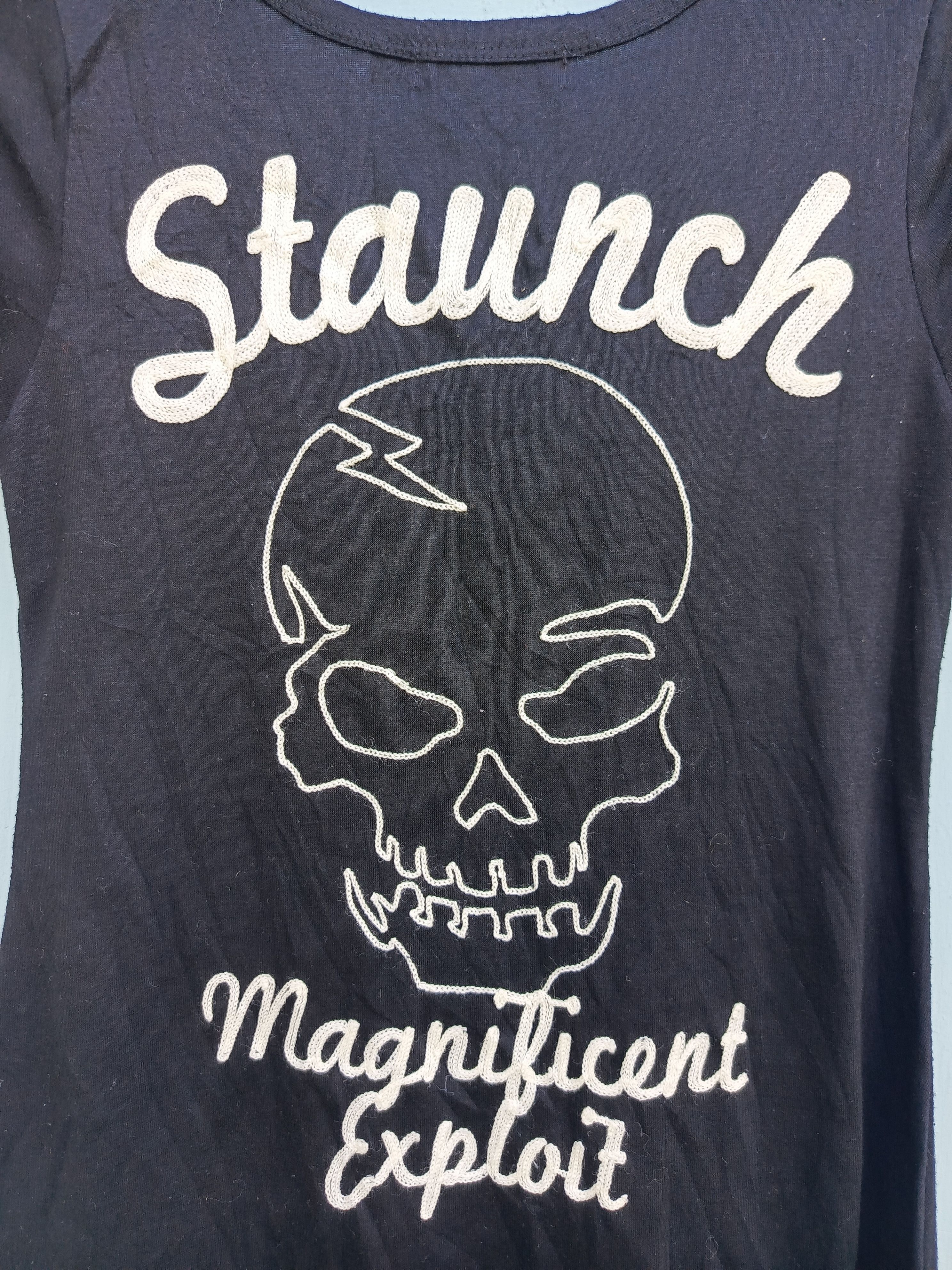 Japanese Brand Galyge Staunch Skull Top – Edgy Street Style Size M / US 6-8 / IT 42-44 - 7 Thumbnail