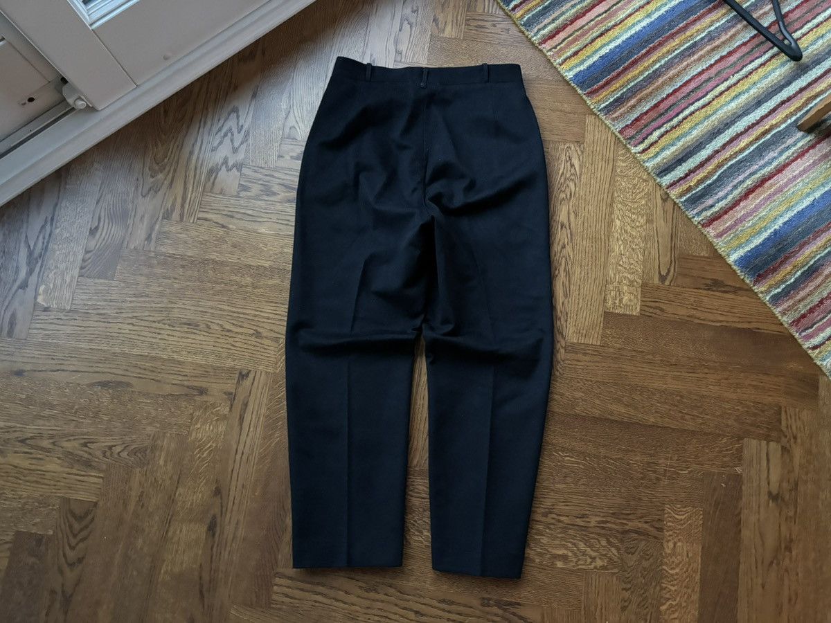 Vintage 1960s Sailor Trousers Vintage Heavyweight Wool Canadian Navy Size 34R - 9 Thumbnail