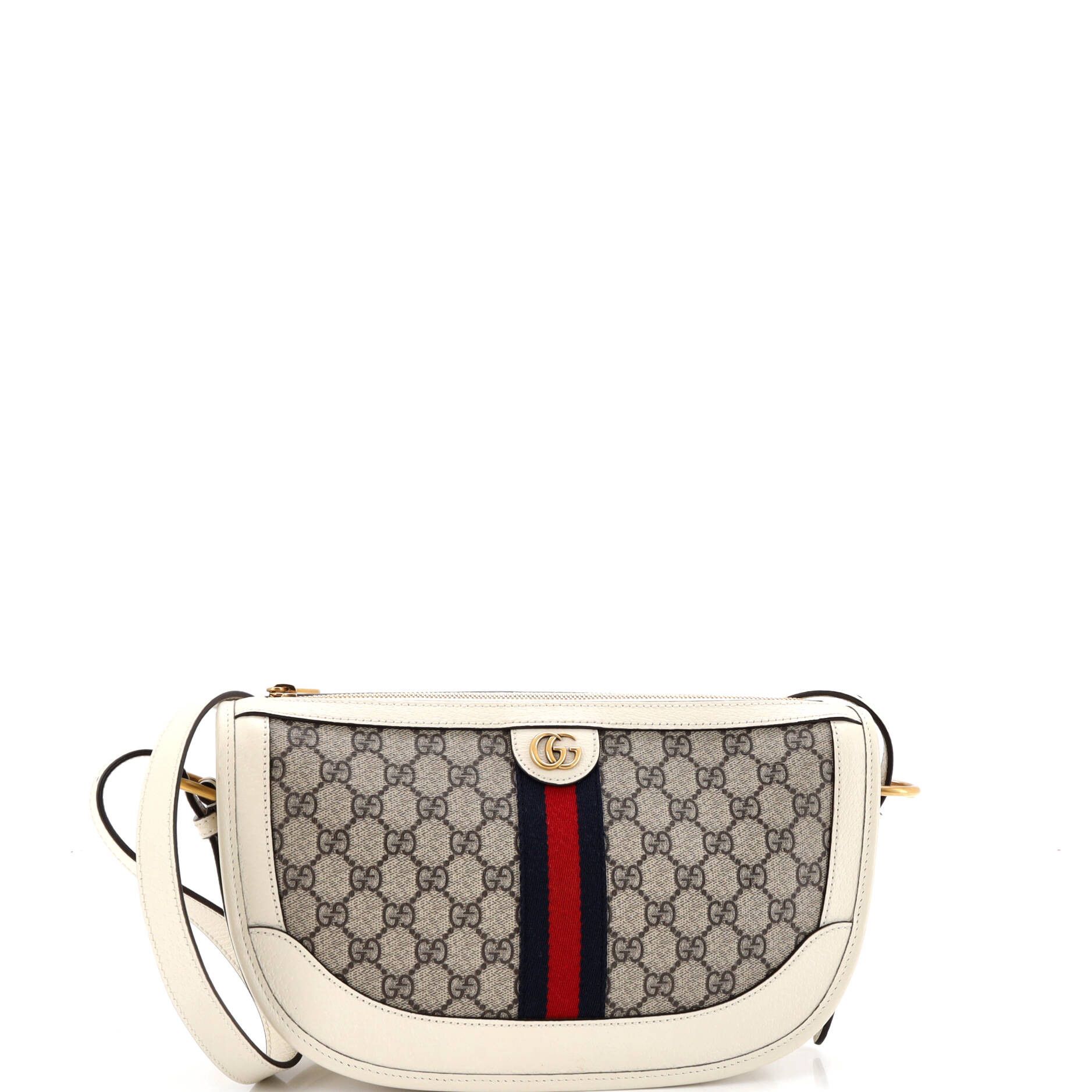 Gucci Ophidia Curved Zip Shoulder Bag, Women's