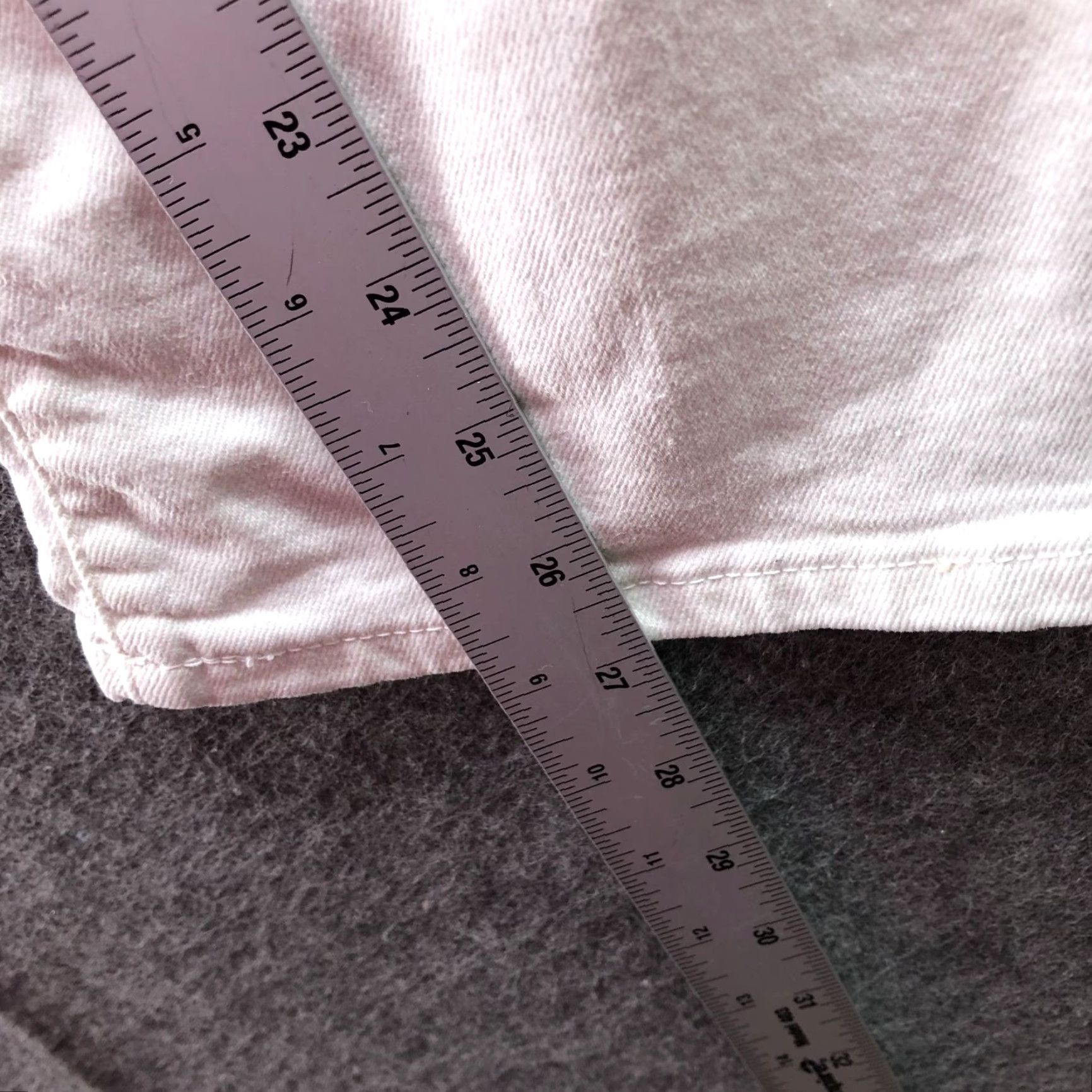 Zara Zara Jeans Womens 6 Kick Flare Crop White Button Fly Stretch Mid Rise Cropped 5-Pocket Denim Oxford Cotton Size 28" / US 6 / IT 42 - 7 Thumbnail