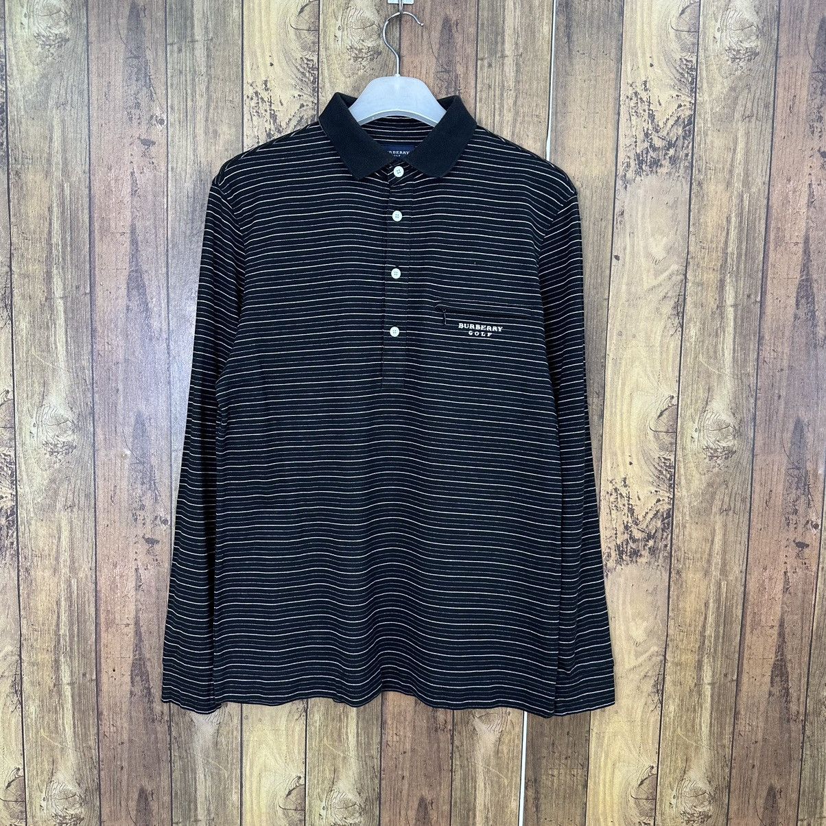 Burberry Burberry Golf Stripe Shirt A702 Size US M / EU 48-50 / 2 - 1 Thumbnail