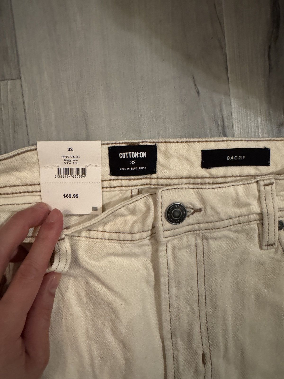 Cotton On × Vintage Cotton On Baggy Jeans Size US 32 / EU 48 - 3 Thumbnail