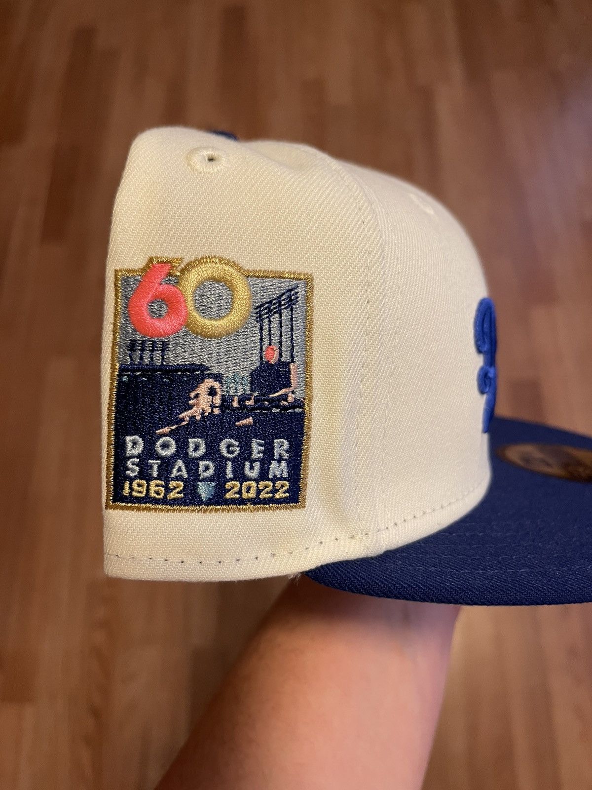 Hat Club Hat Club x New Era Dodgers 7 1/2 60 Years Fitted Hat Size ONE SIZE - 3 Thumbnail