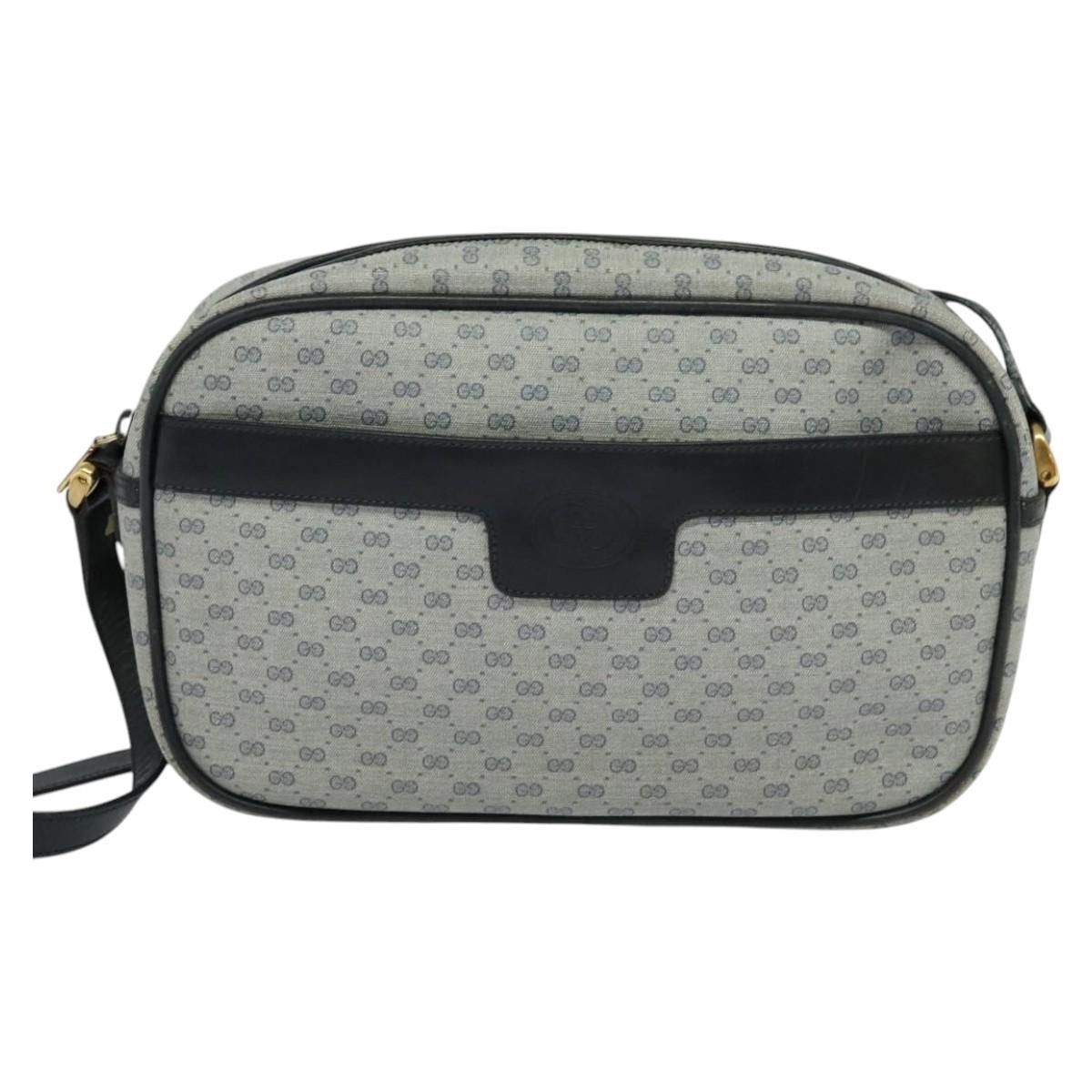 Gucci GUCCI Micro GG Supreme Shoulder Bag Pvc Navy Gold 001 904 Size ONE SIZE - 2 Thumbnail