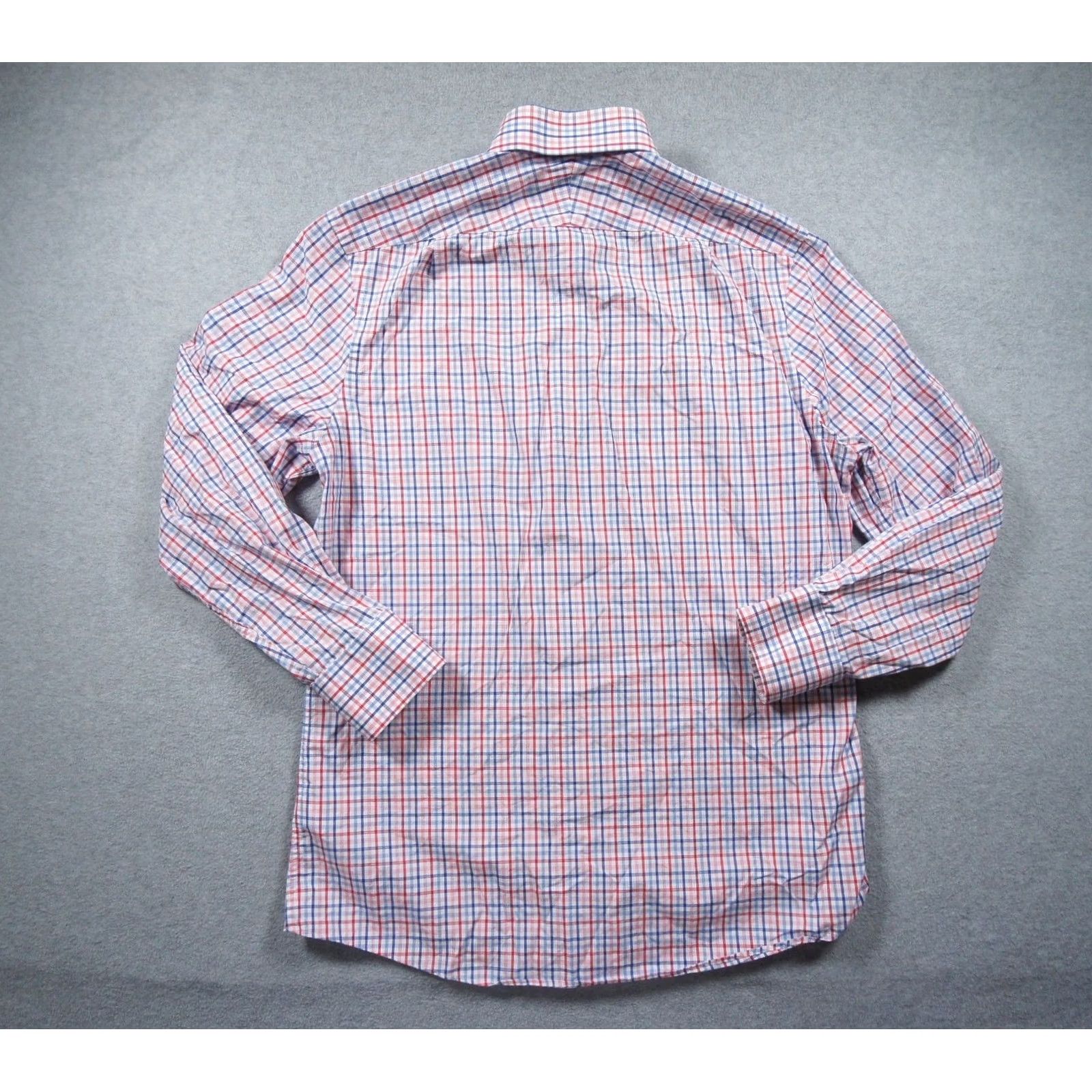 Charles Tyrwhitt Charles Tyrwhitt Shirt Mens 15.5/33 Button-Up Slim Fit Long Sleeve Collared Check Pattern Multicolor Cotton Shoes? Size US M / EU 48-50 / 2 - 4 Thumbnail