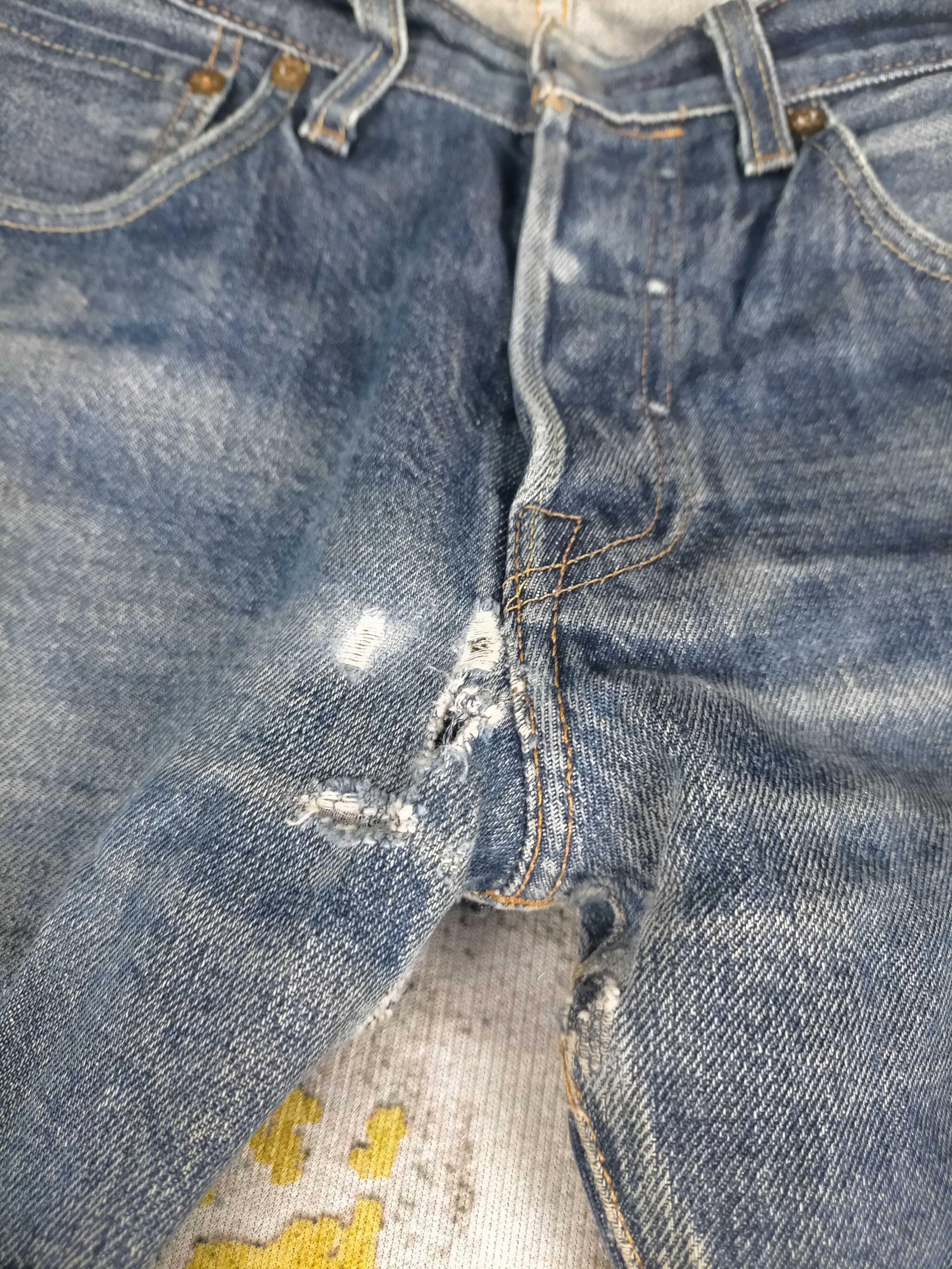 Levi's Vintage Clothing 🔥 Vintage Levis 501 Big E Selvedge Distressed Jeans Size US 30 / EU 46 - 9 Thumbnail