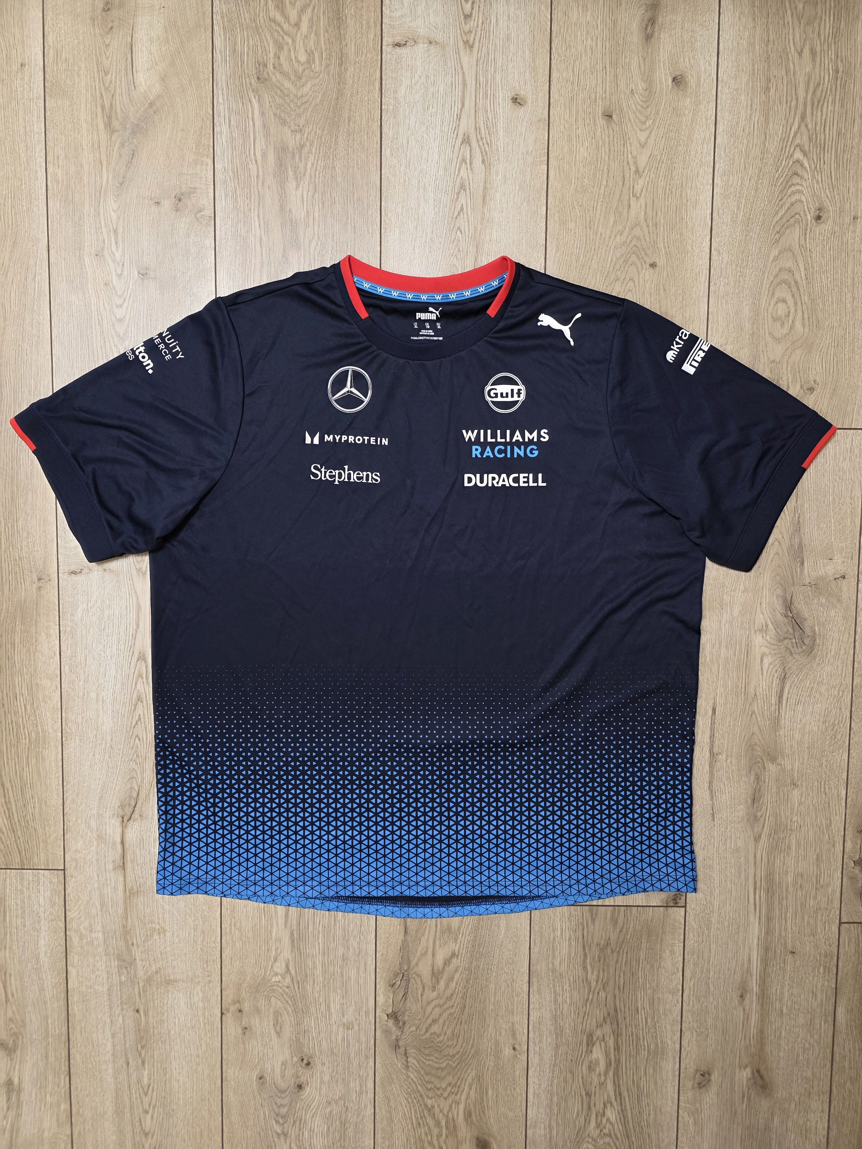 Formula 1 WILLIAMS RACING SHIRT AMG JERSEY F1 TEAM OFFCIAL JERSEY Size US XXL / EU 58 / 5 - 1 Thumbnail