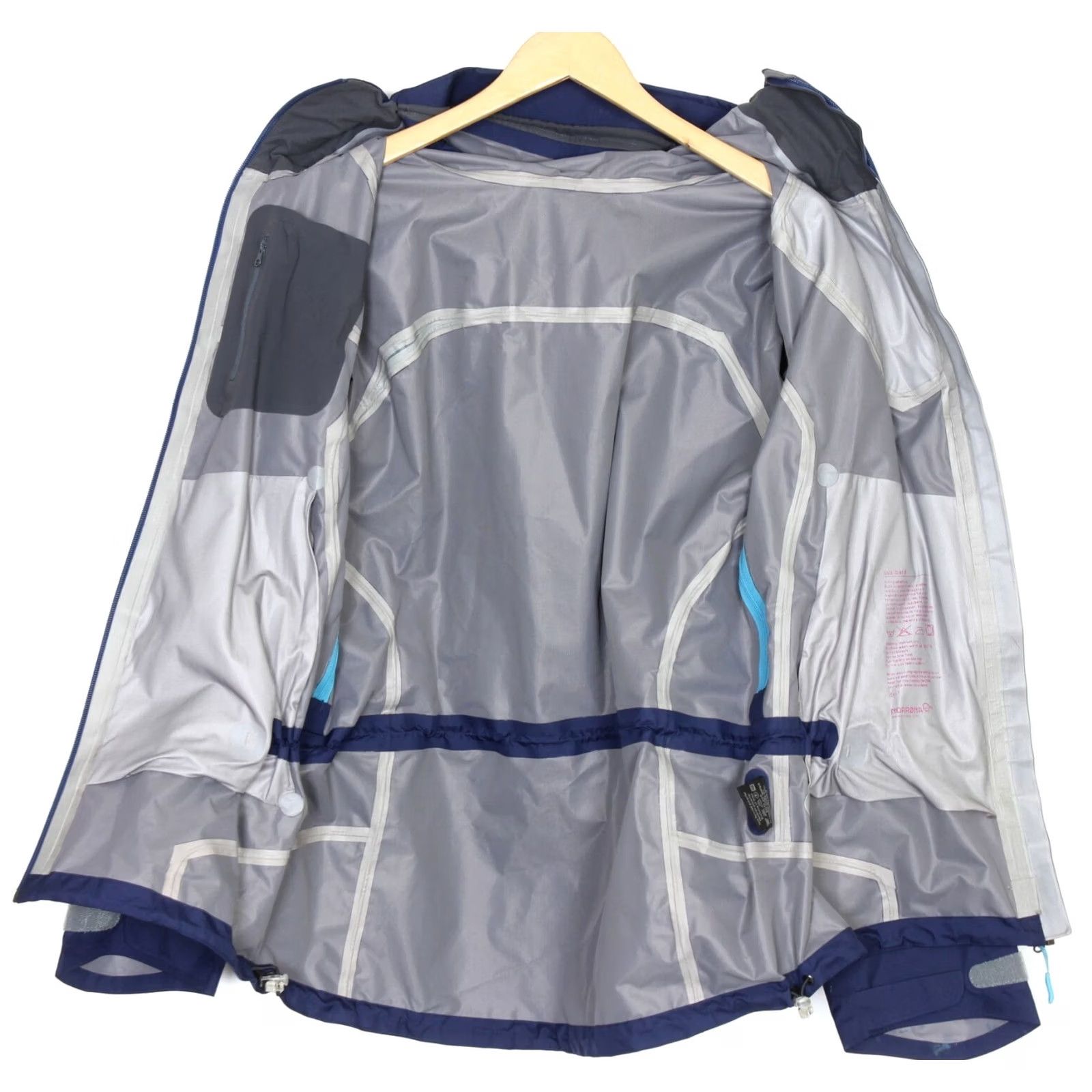 Vintage NORRONA SVALBARD DRI3 Hooded Jacket Women Size L Medieval Blue Hoodie Jacket Women L Blue Size L / US 10 / IT 46 - 4 Thumbnail